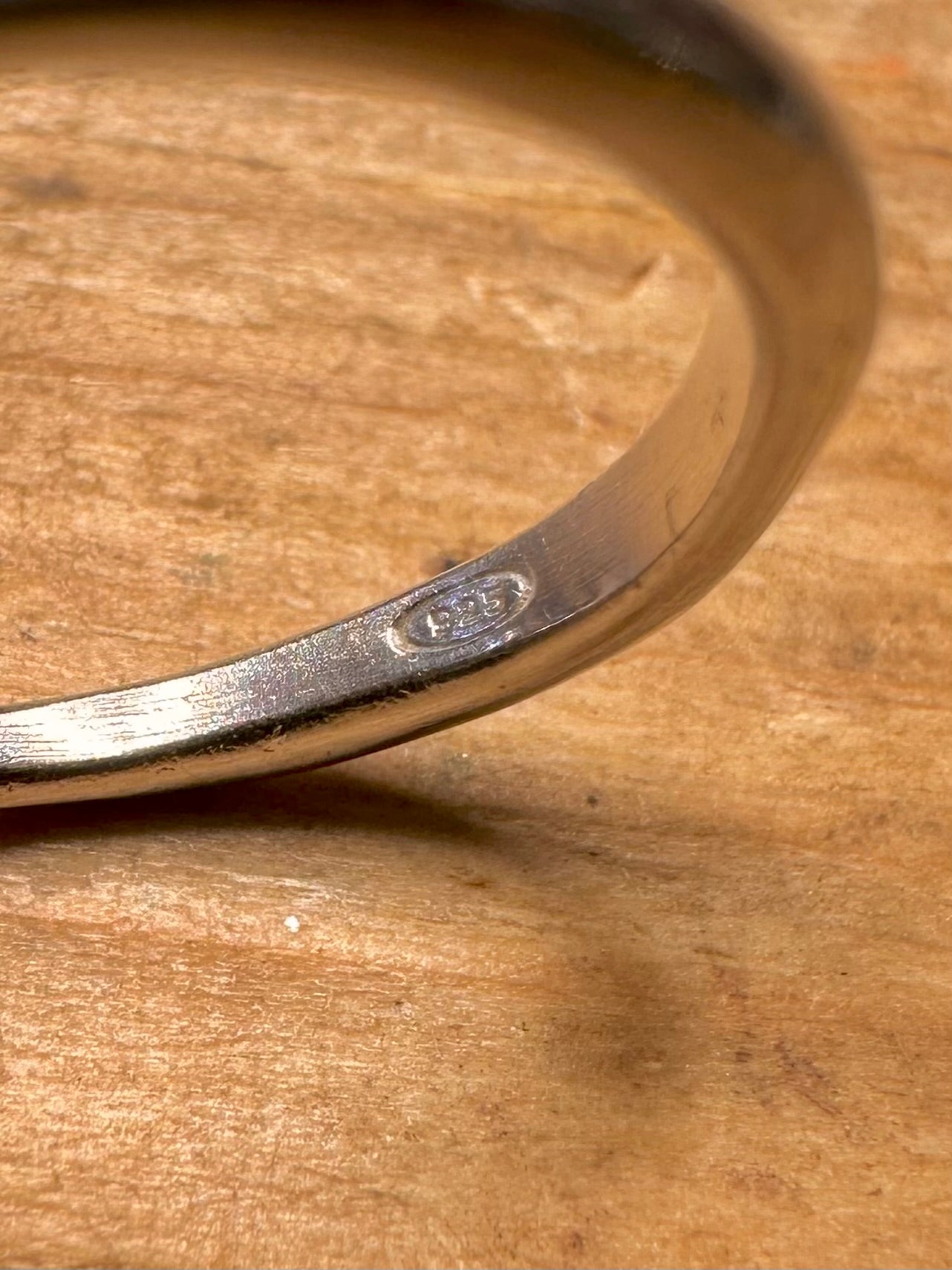 Abstrakter Blumen-Design 925er Sterling Silber Ring Größe L1/2
