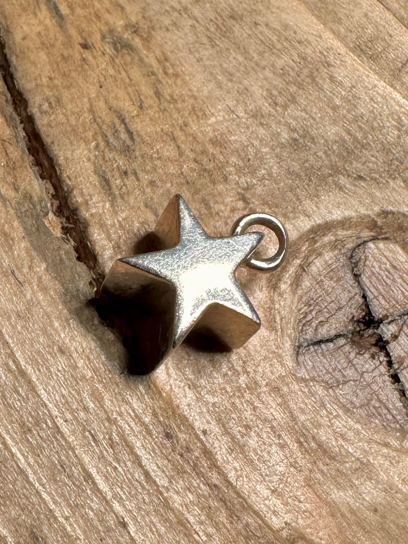 Modern Chunky Star 925 Silver Pendant