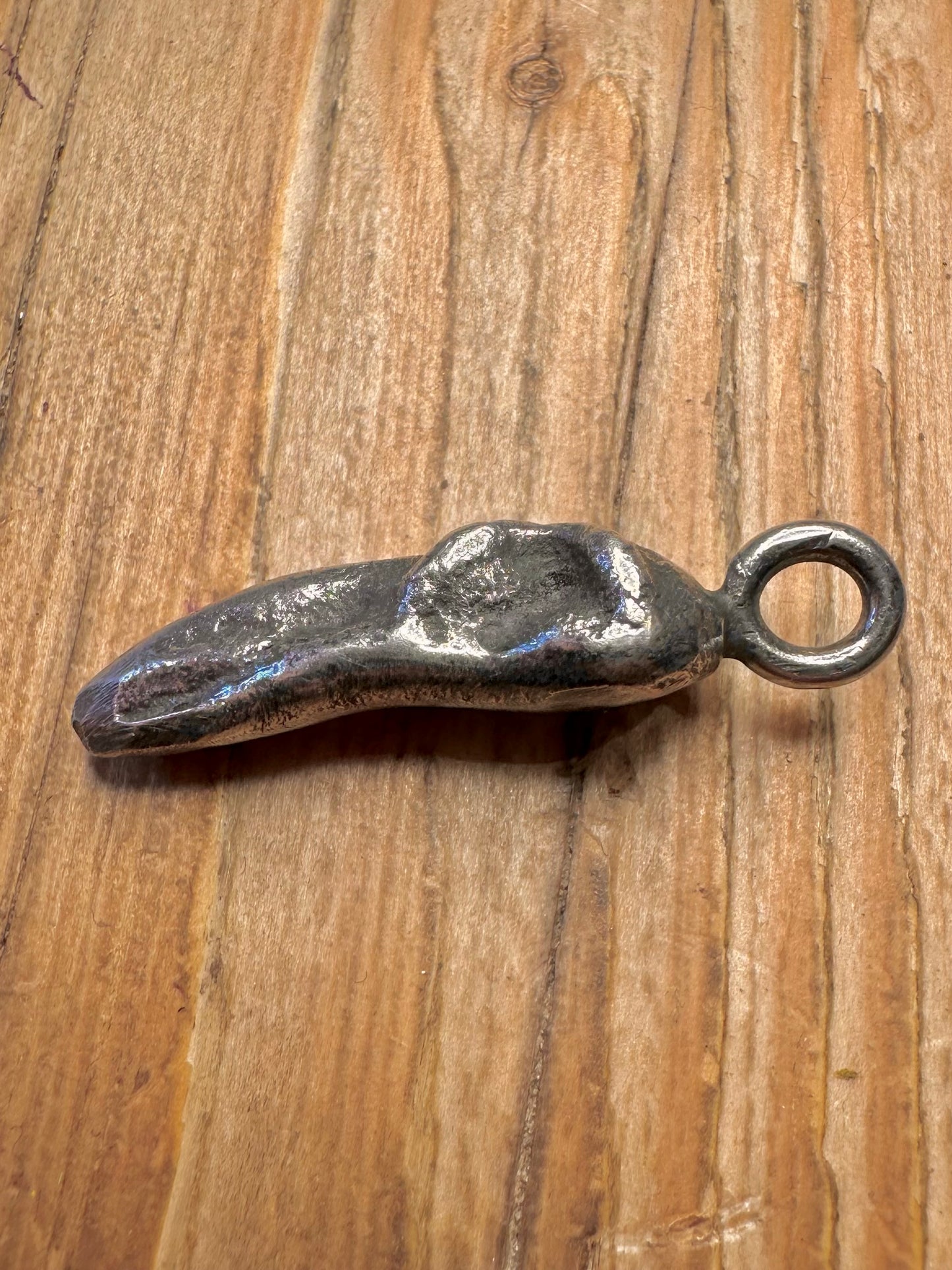 Vintage Bird Skull Solid 925 Sterling Silver Pendant