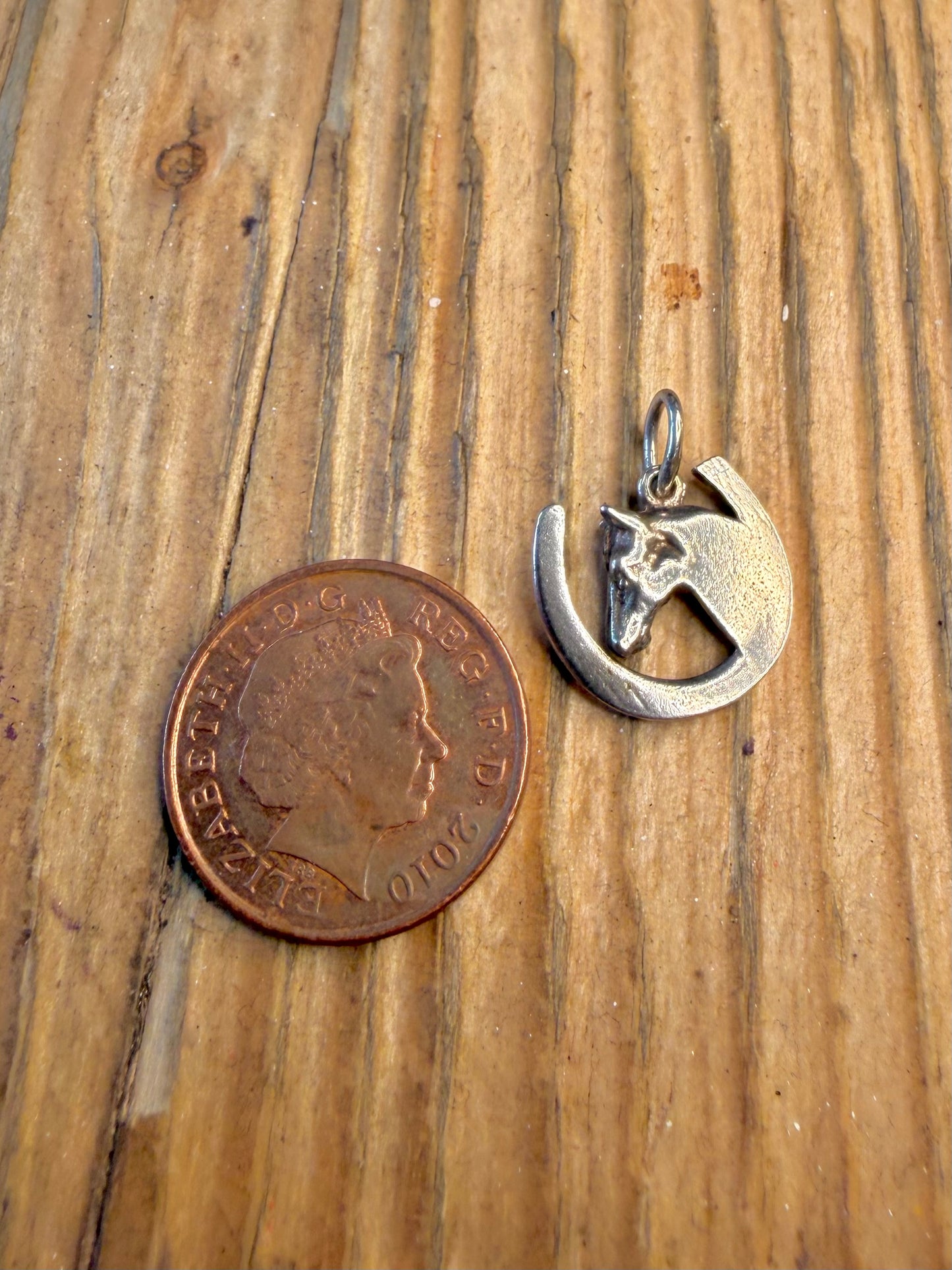 Horseshoe Head 925 Sterling Silver Pendant