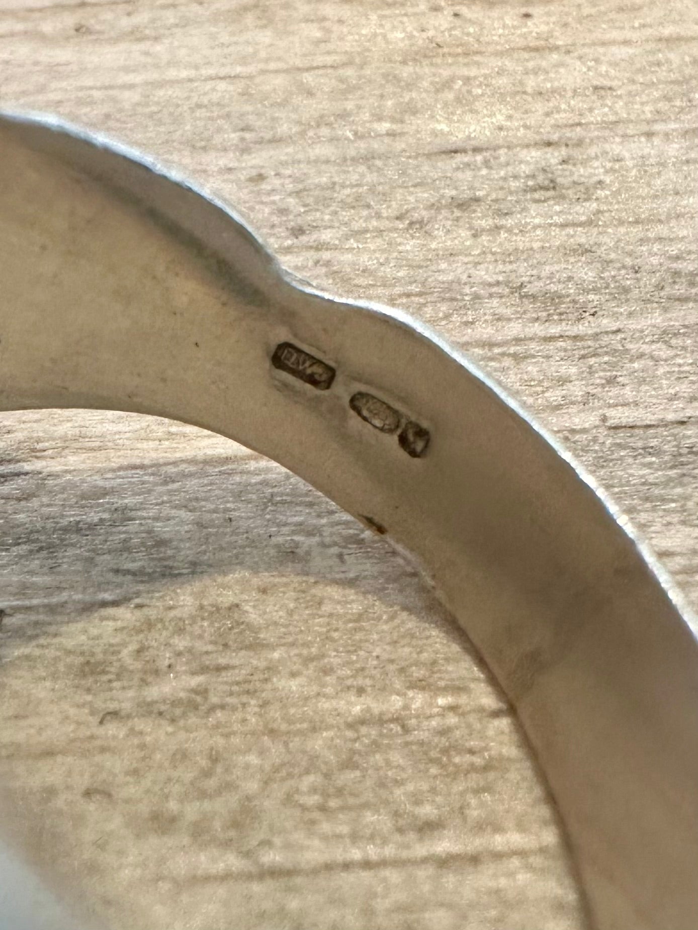 Vintage Detailed Horse Saddle 925 Silver Size V Ring