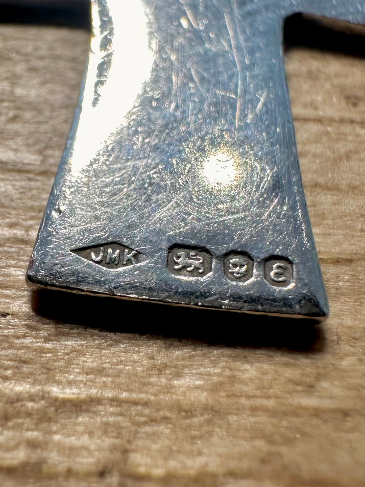 Vintage 1979 Ankh 925 Silver Pendant