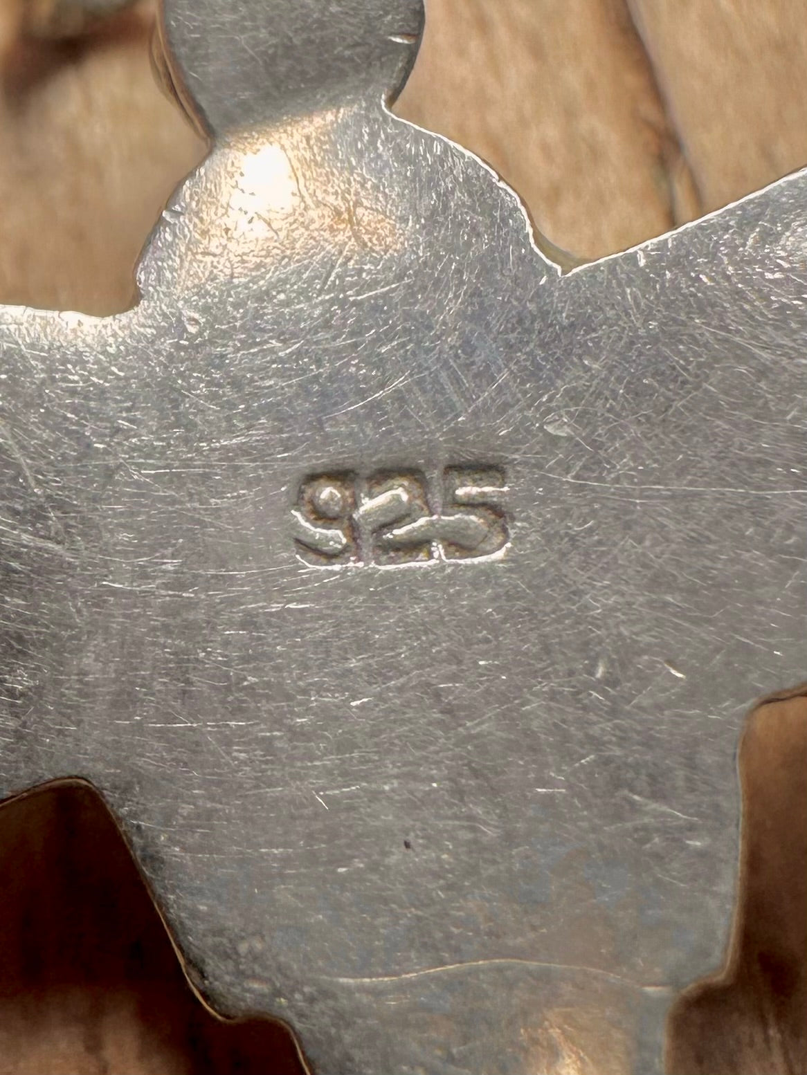 Vintage Dragonfly Moonstone and Mother of Pearl 925 Sterling Silver Pendant