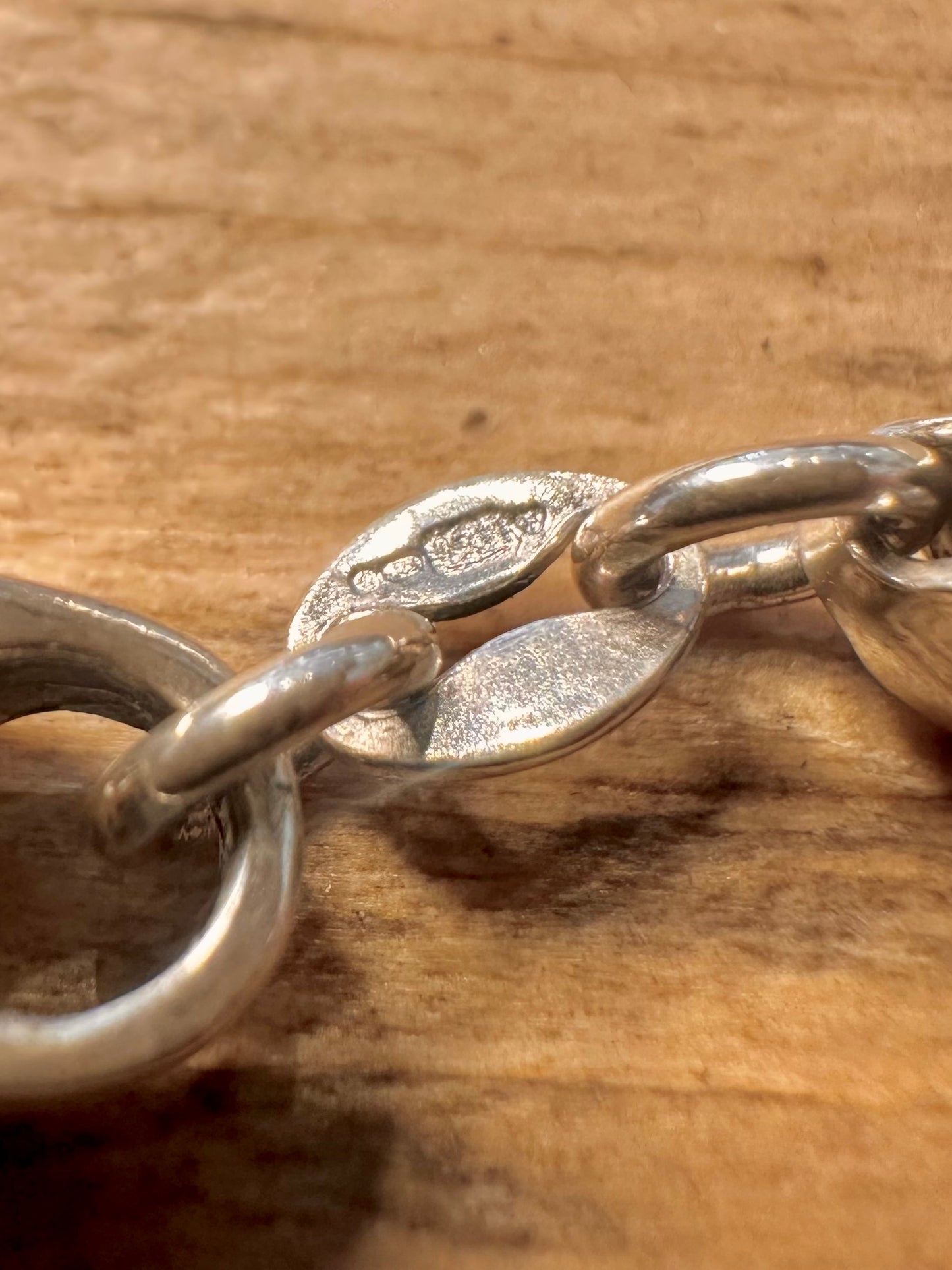 Vintage Byzantine Italian 925 Silver 22 inch Necklace
