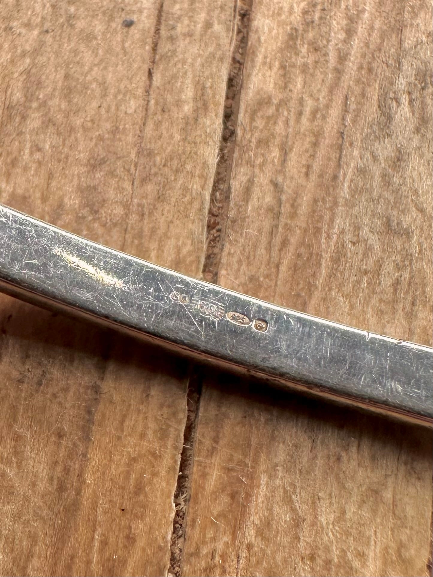 Abstract Square 925 Sterling Silver Bangle