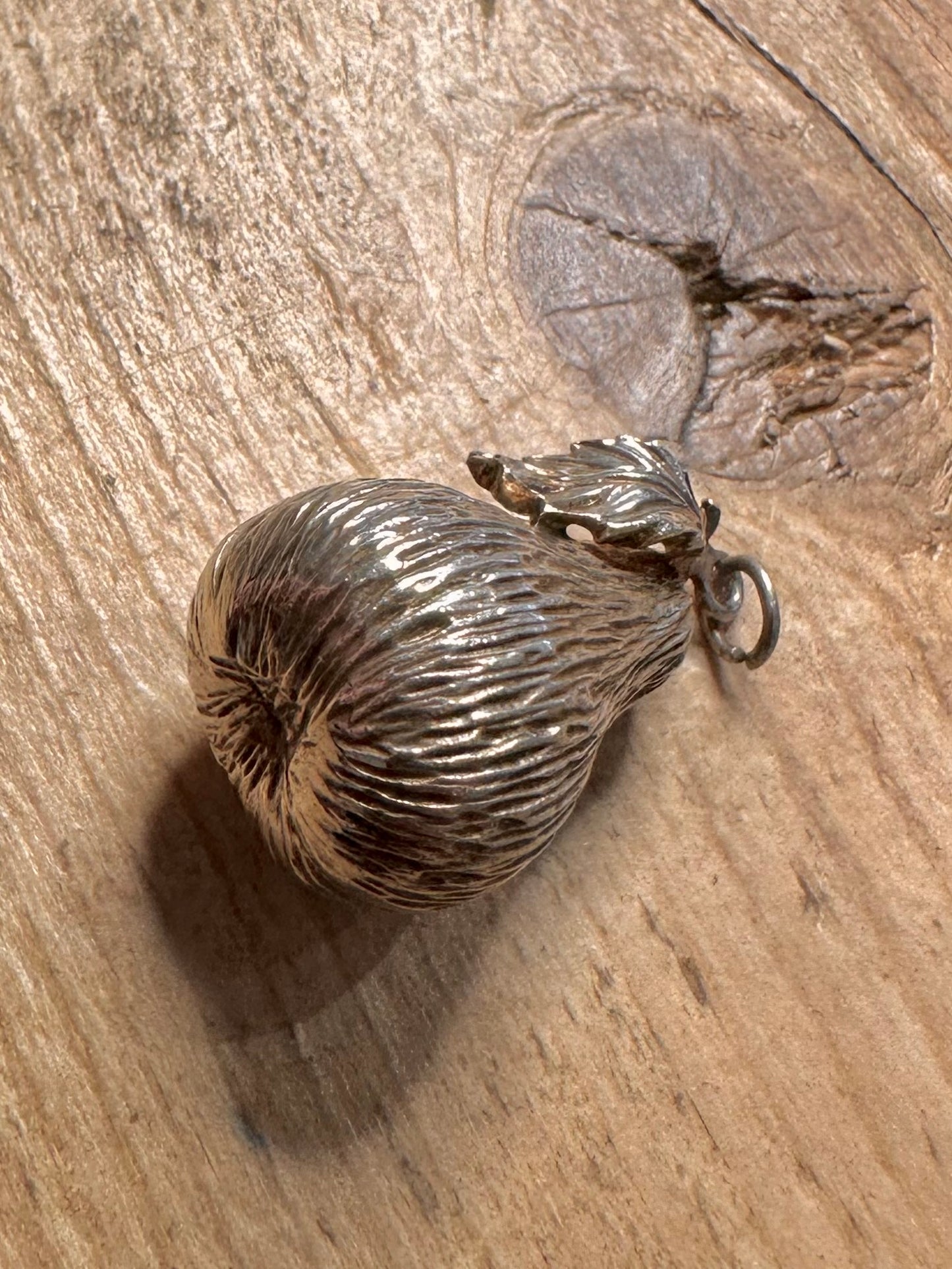 Vintage 1970’s Pear Solid 925 Silver ED Maker Pendant