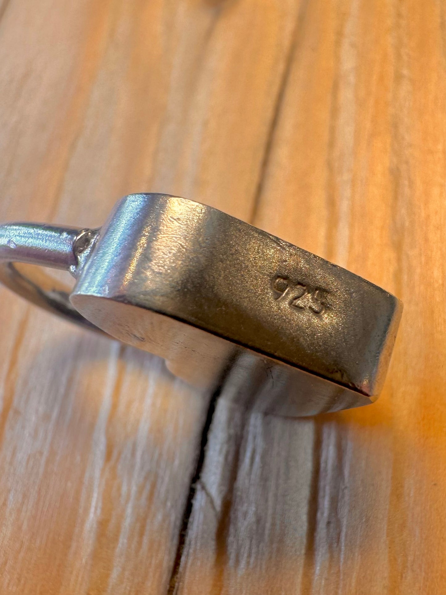 Modern Heart Padlock Style 925 Silver Pendant