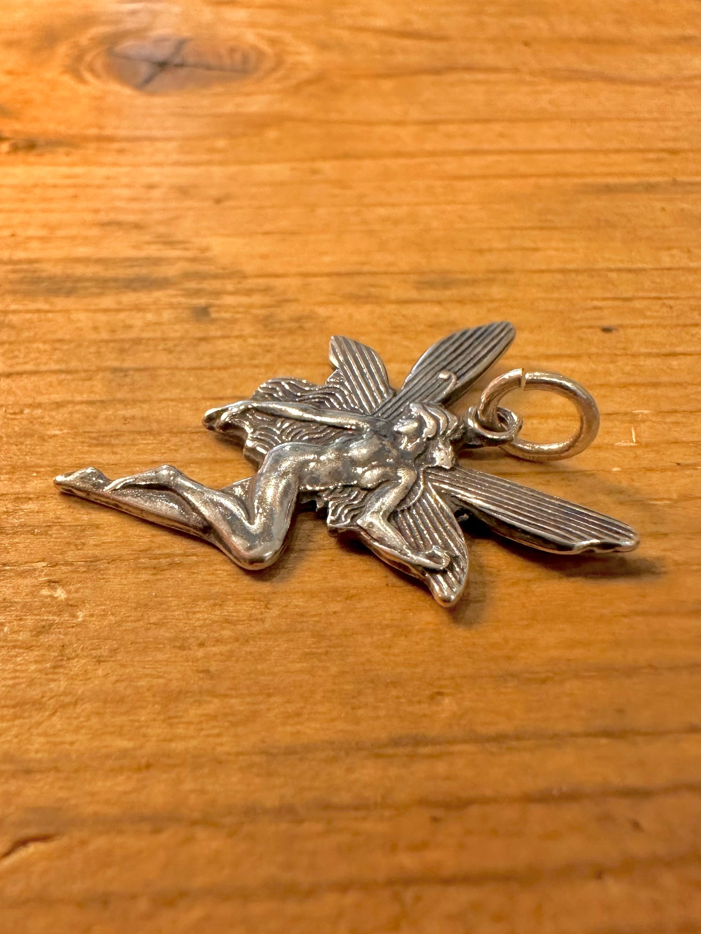 Vintage Fairy 925 Silver Pendant