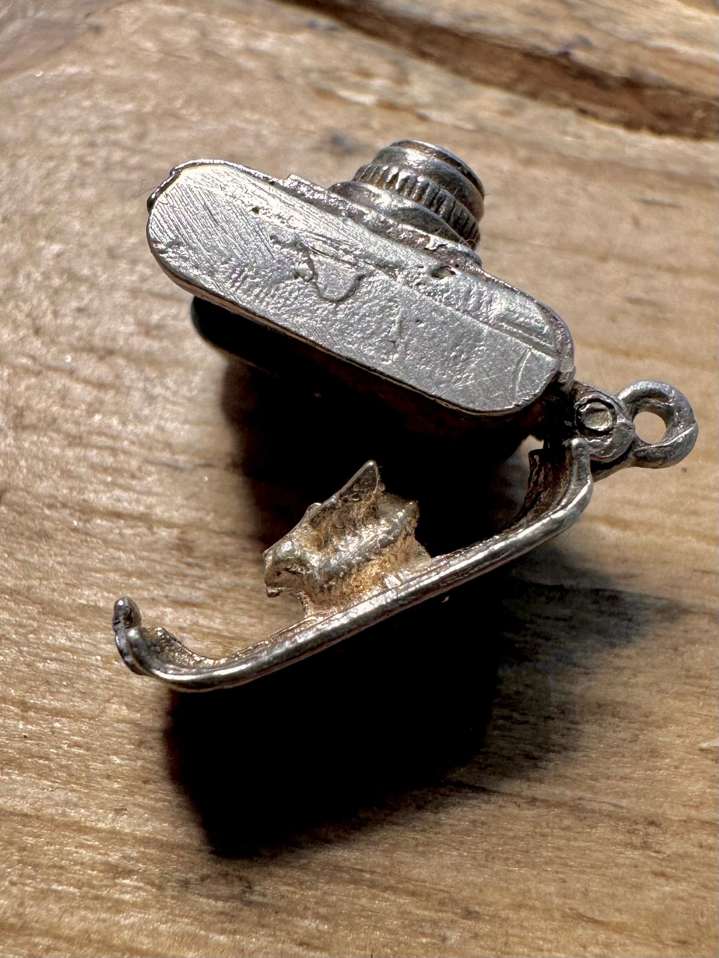 Vintage Articulated Camera 925 Silver Pendant