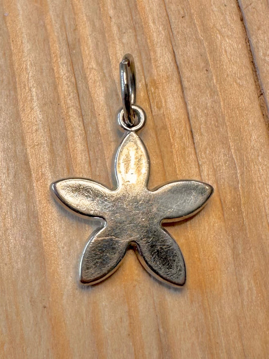 Modern Flower 925 Silver Pendant