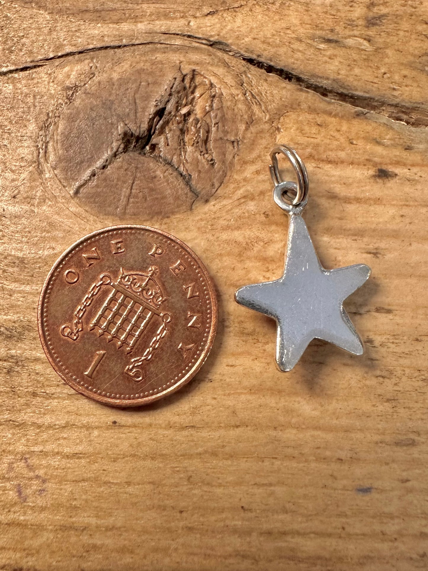 Vintage Star Fish 925 Silver Pendant