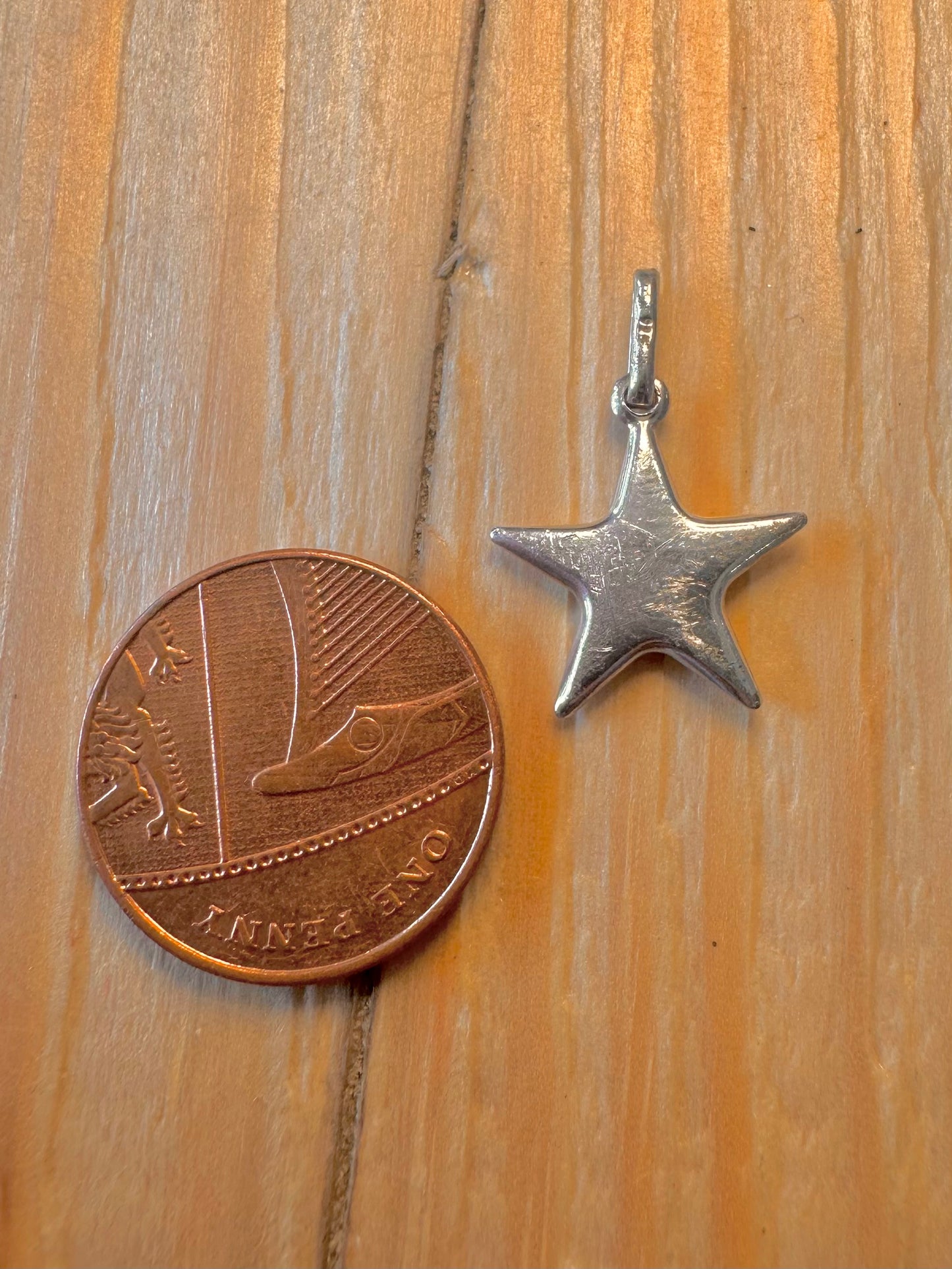 Vintage Star 925 Silver Pendant