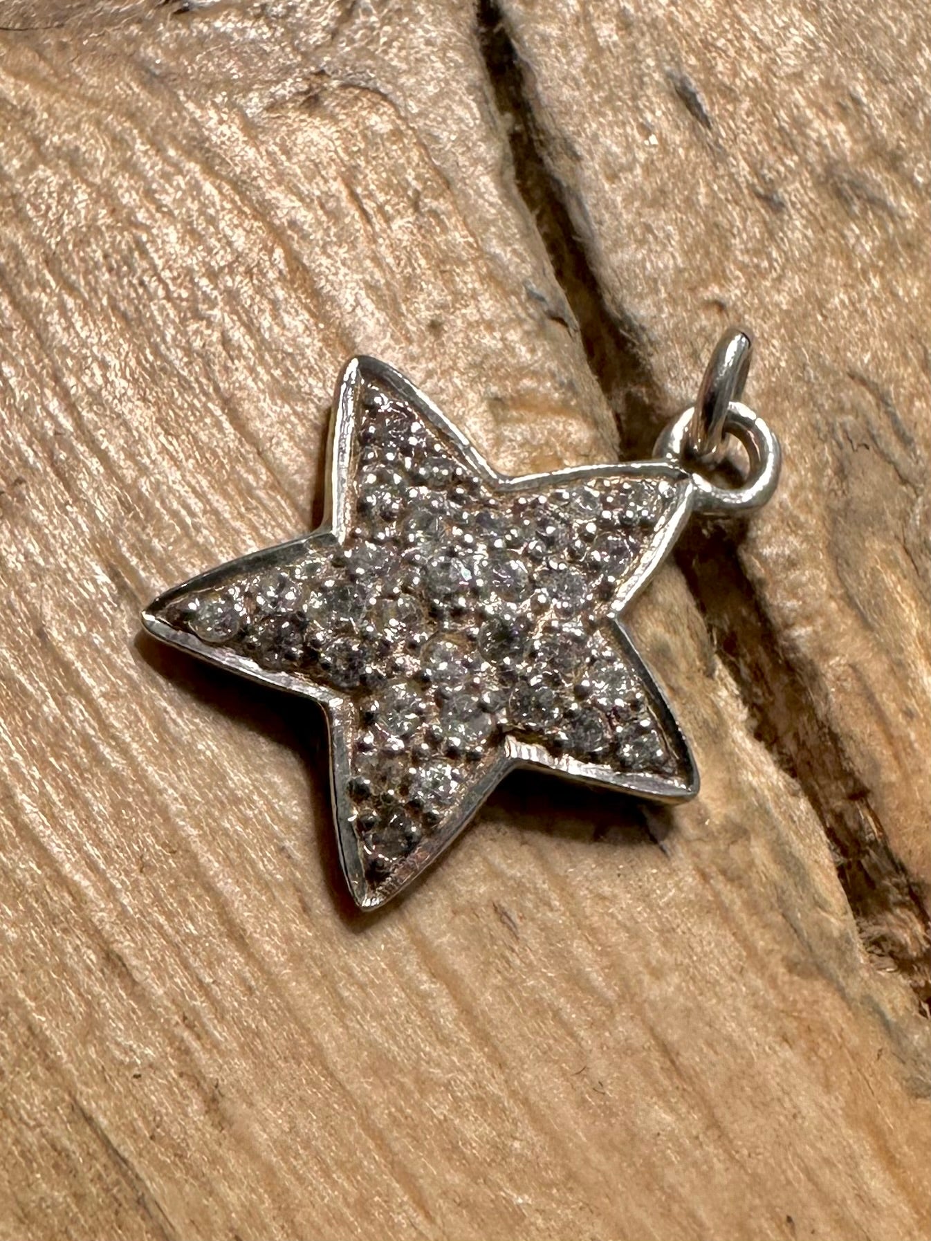 Modern CZ Stone Star 925 Silver Pendant