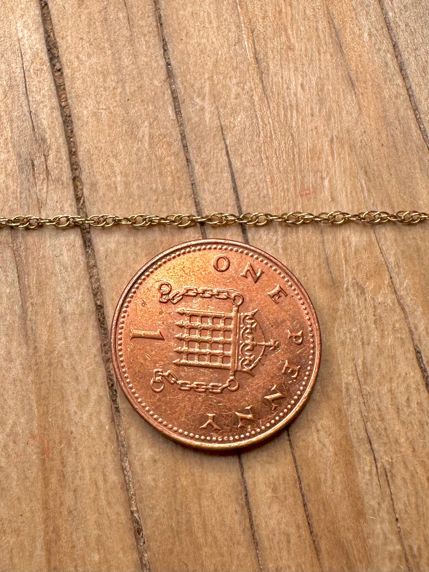 Vintage 9ct Gold Singapore Chain 23 inch Necklace