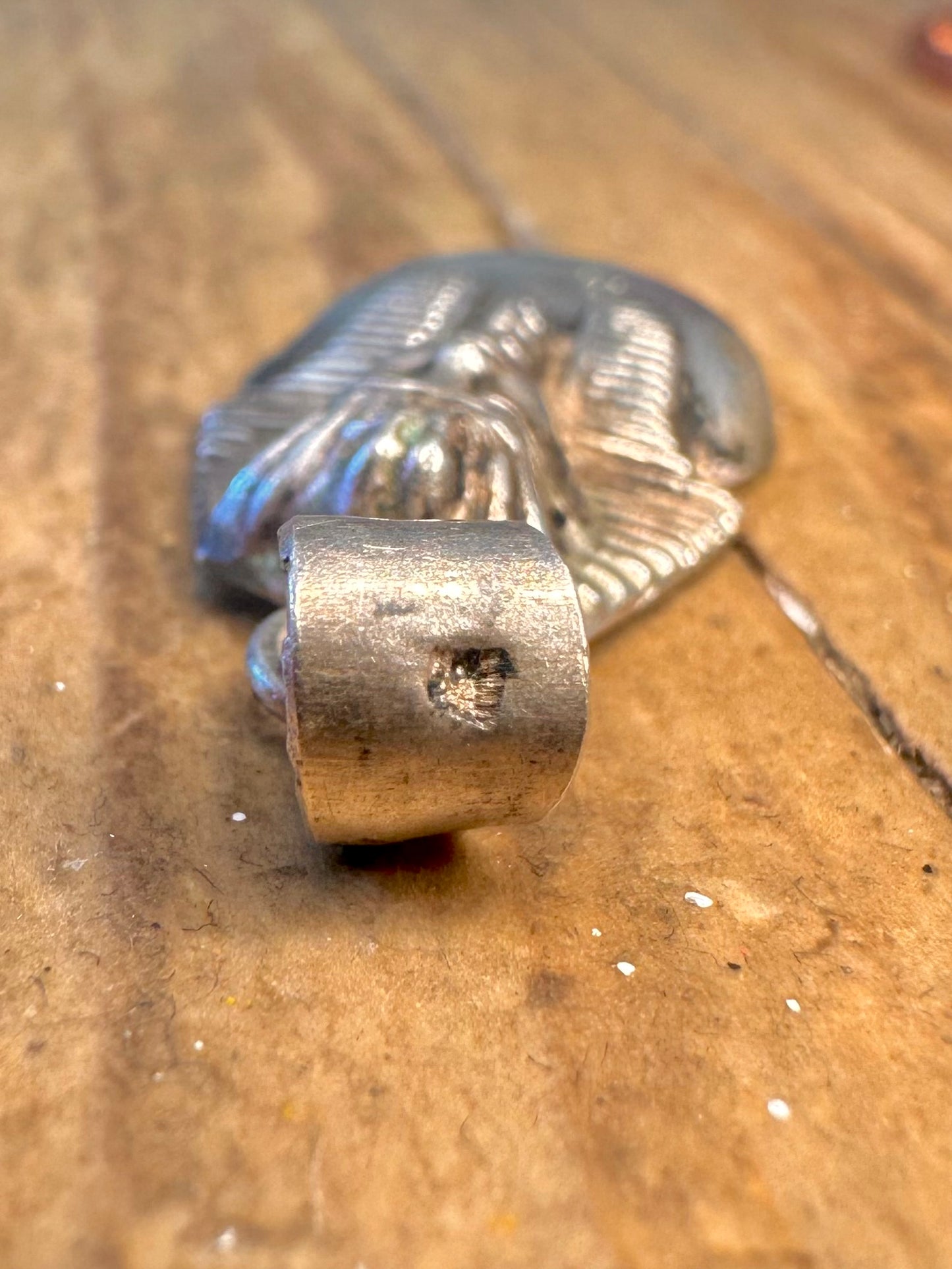 Egyptian King Tut Silver Pendant