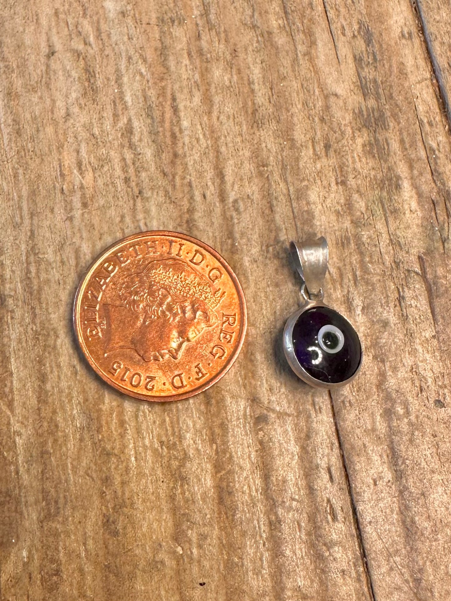 Böser Blick 925 Sterling Silber Charm-Anhänger