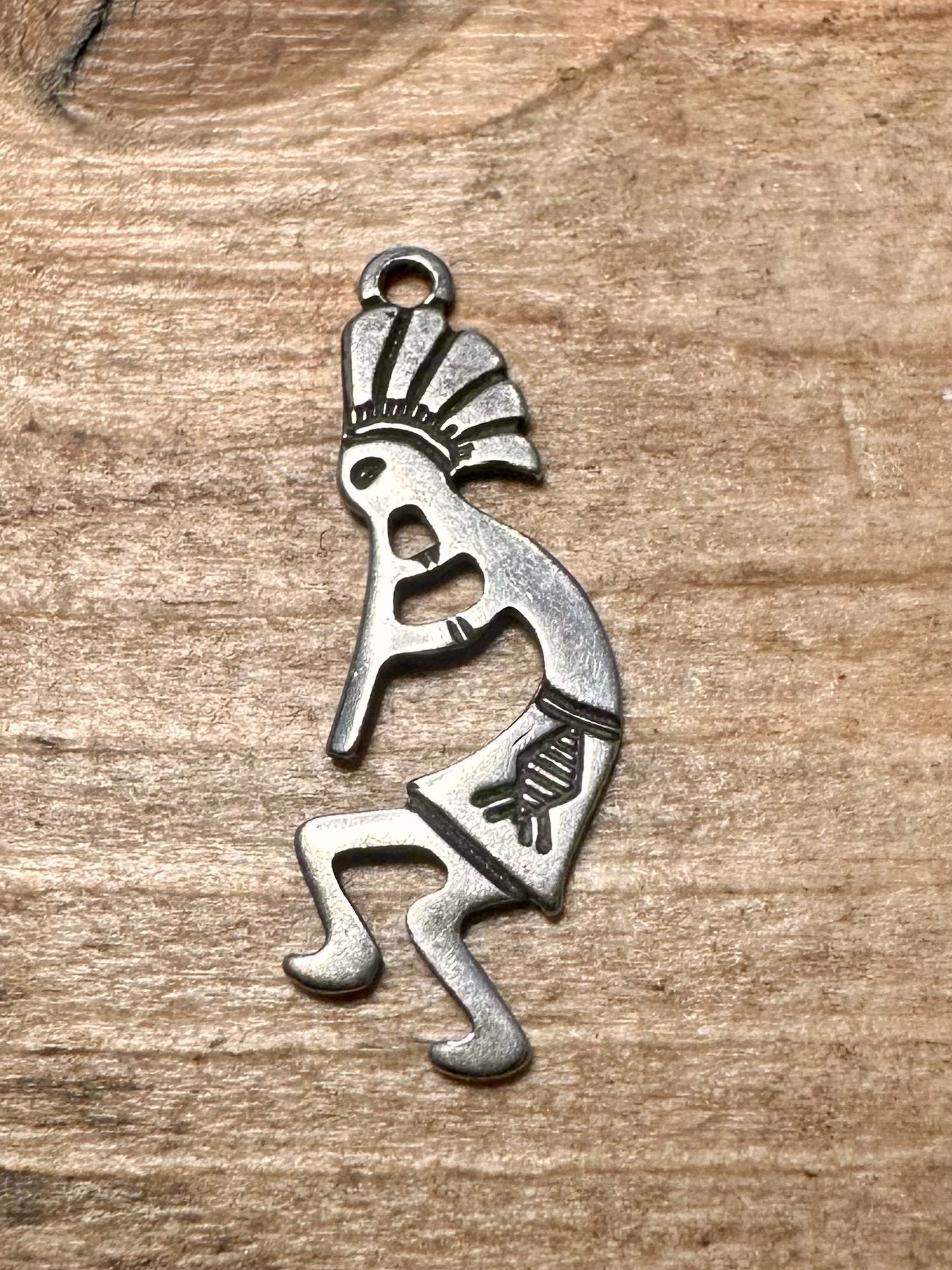 Vintage Kokopelli 925 Silver Pendant
