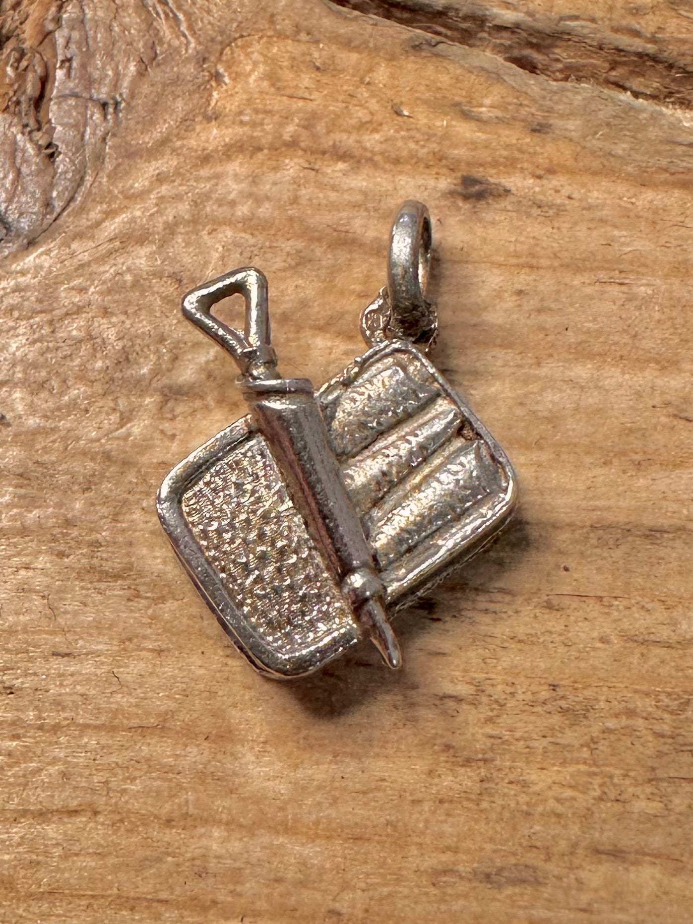 Vintage Can of Sardines Portugal 925 Silver Pendant