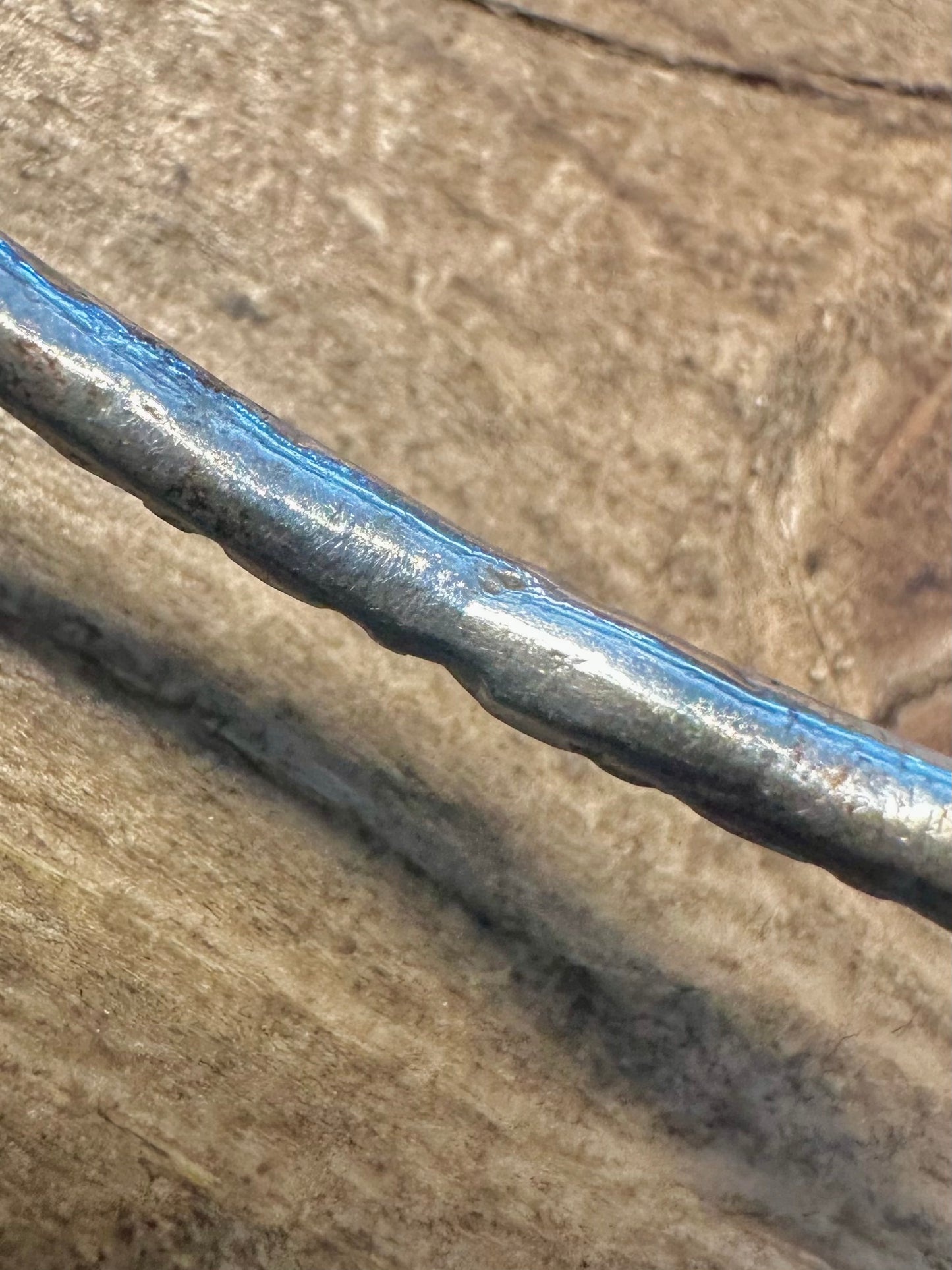 Vintage Boho Tribal Style 925 Silver Bangle