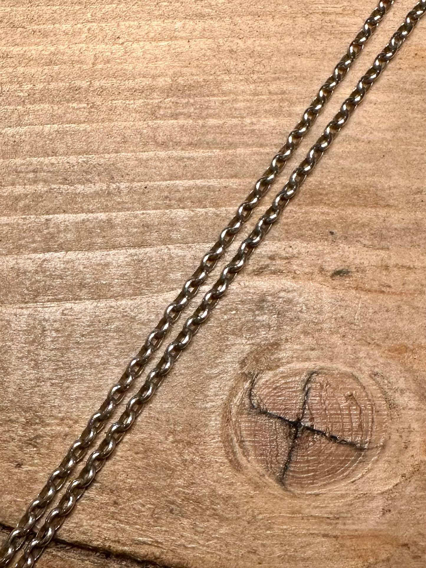 Vintage Belcher Chain 925 Silver 20 inch Necklace