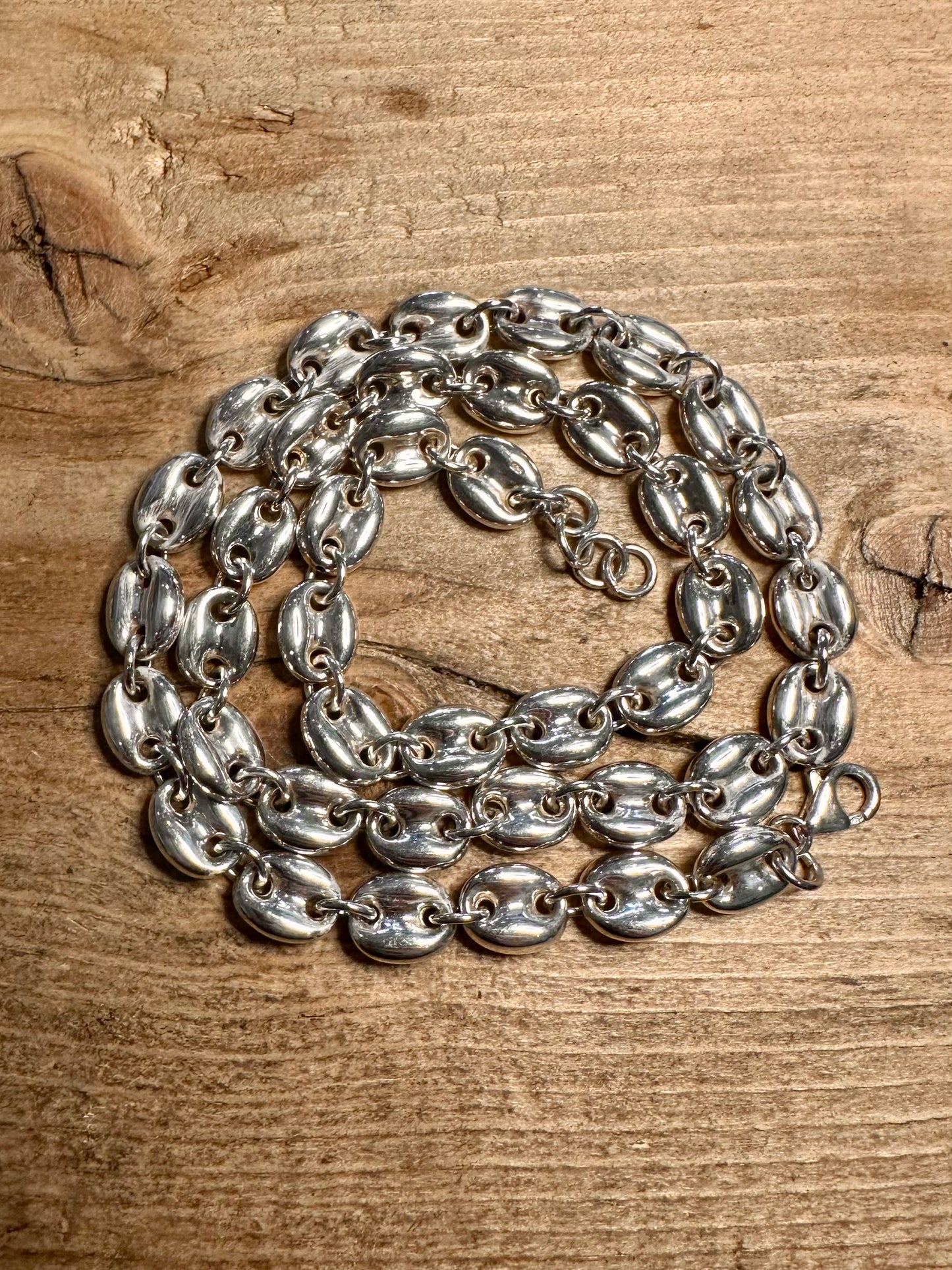 Modern Mariner Link 925 Silver 19.5 inch Necklace