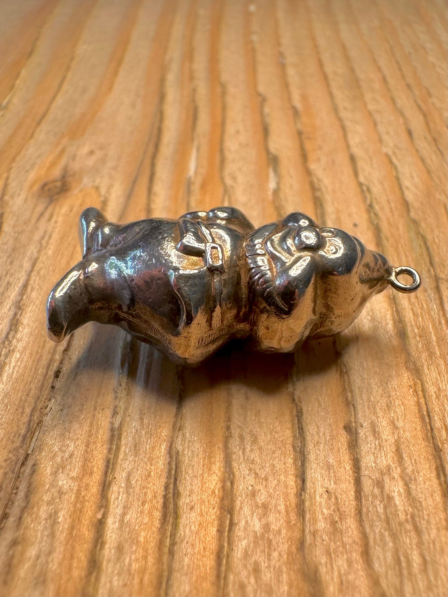 Vintage Walt Disney Dwarf 925 Sterling Silver Pendant