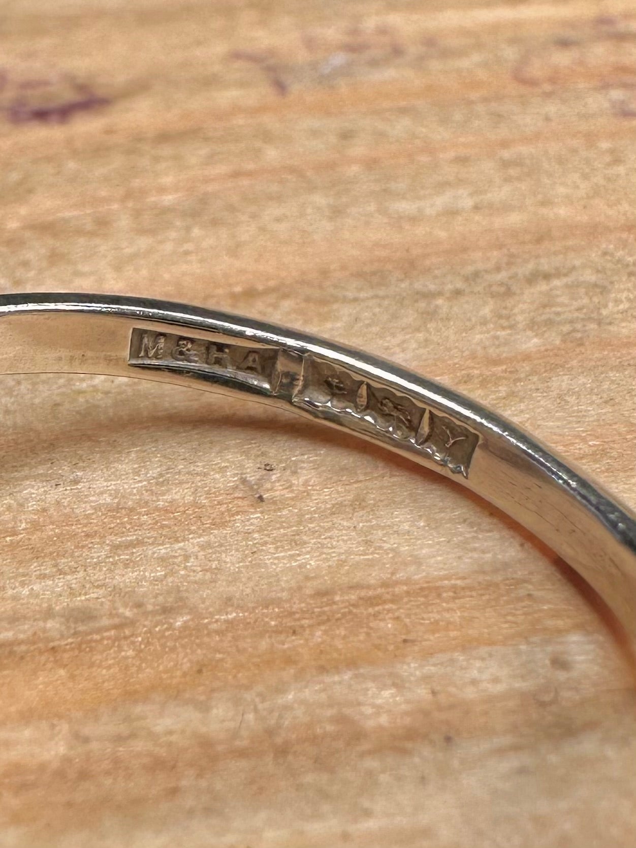 Brutalist 1973 Organic 925 Sterling Silver Size N Ring