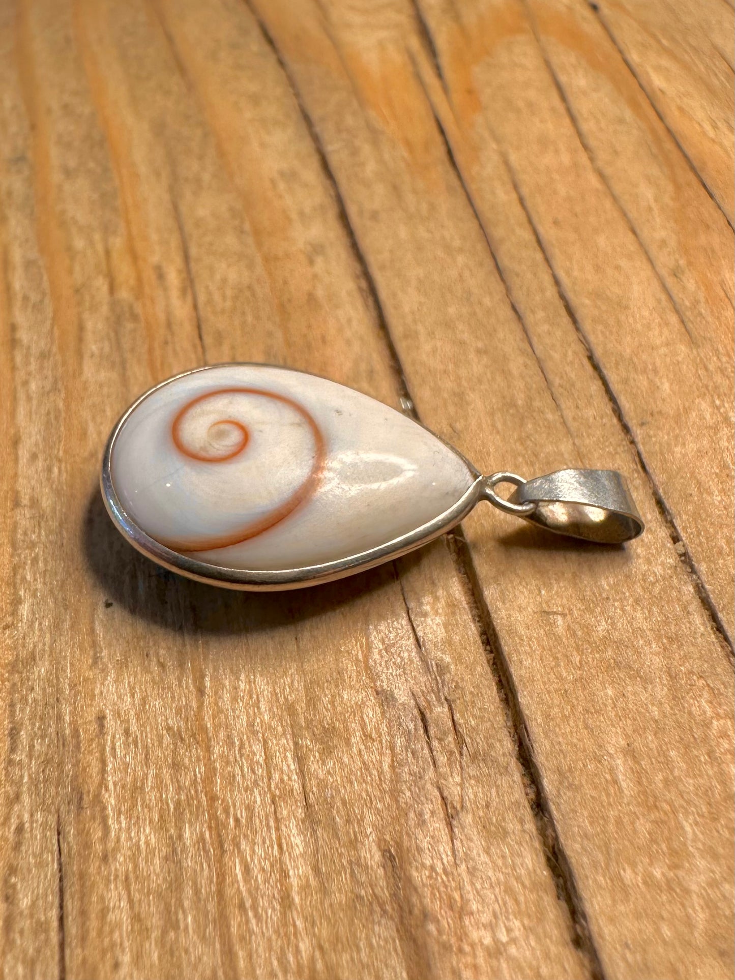 Vintage Eye of Shiva 925 Sterling Silver Pendant