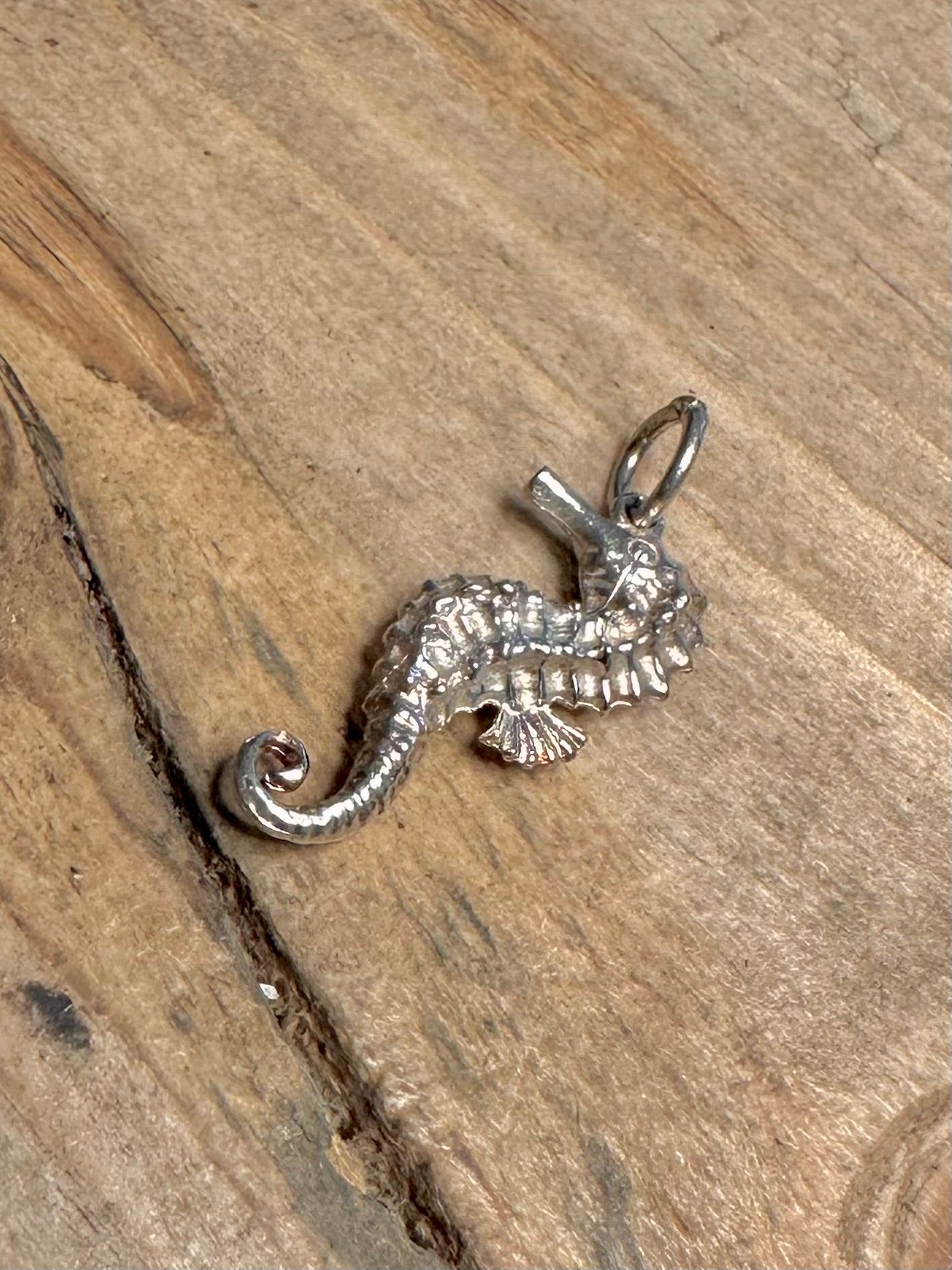 Vintage Seahorse 925 Silver Pendant