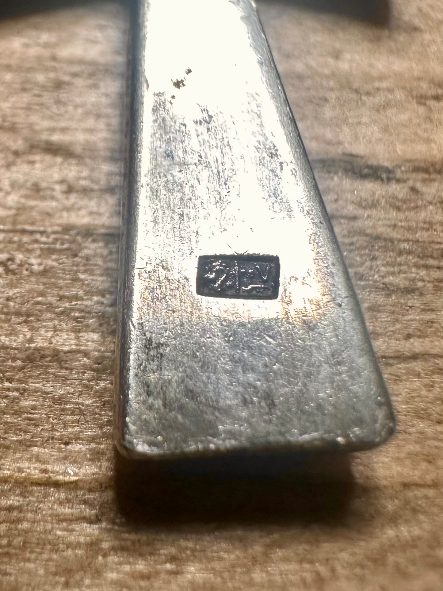 Vintage Engraved Ankh 925 Silver Pendant