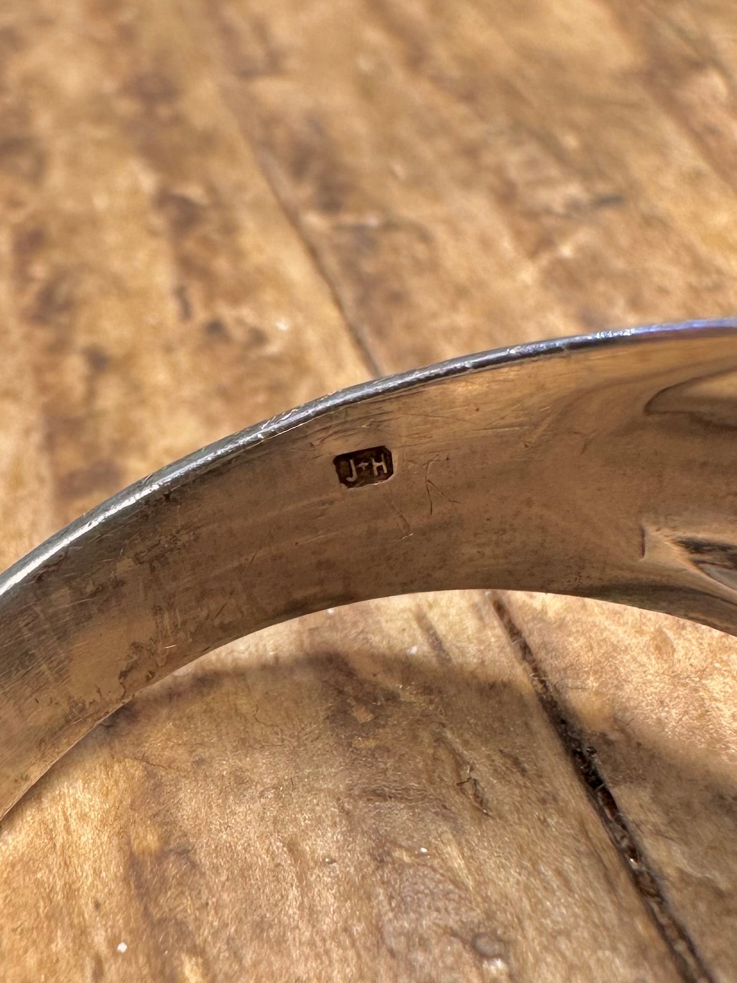 Tigerauge-Kuppel 925 Sterling Silber Ring Größe V1/2