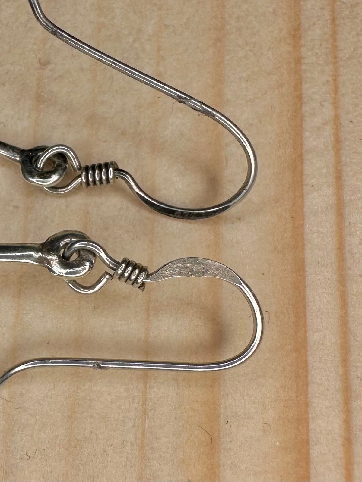 Rounded Teardrop Dangle 925 Sterling Silver Earrings