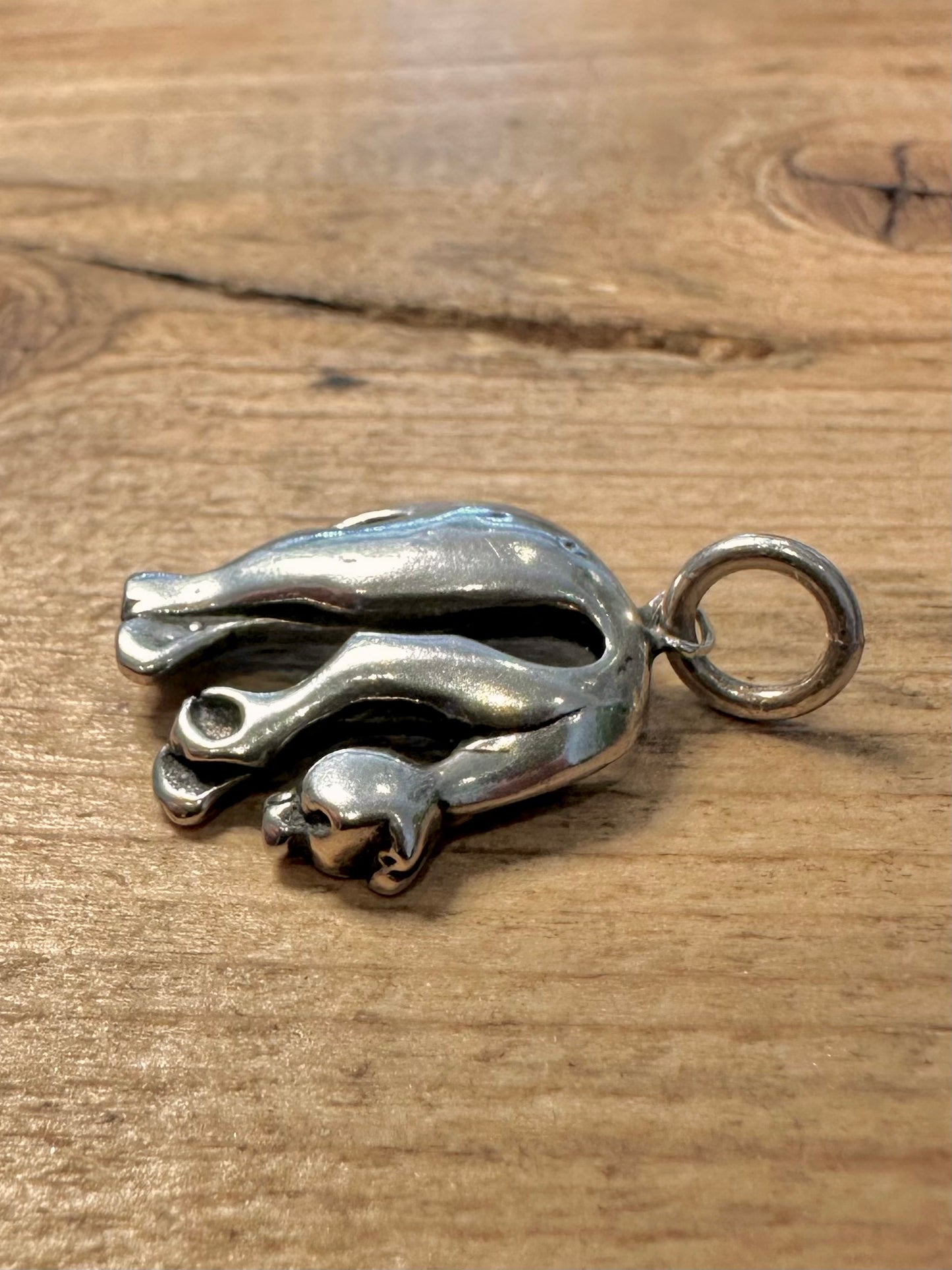 Vintage Panther Cartier Style 925 Silver Pendant