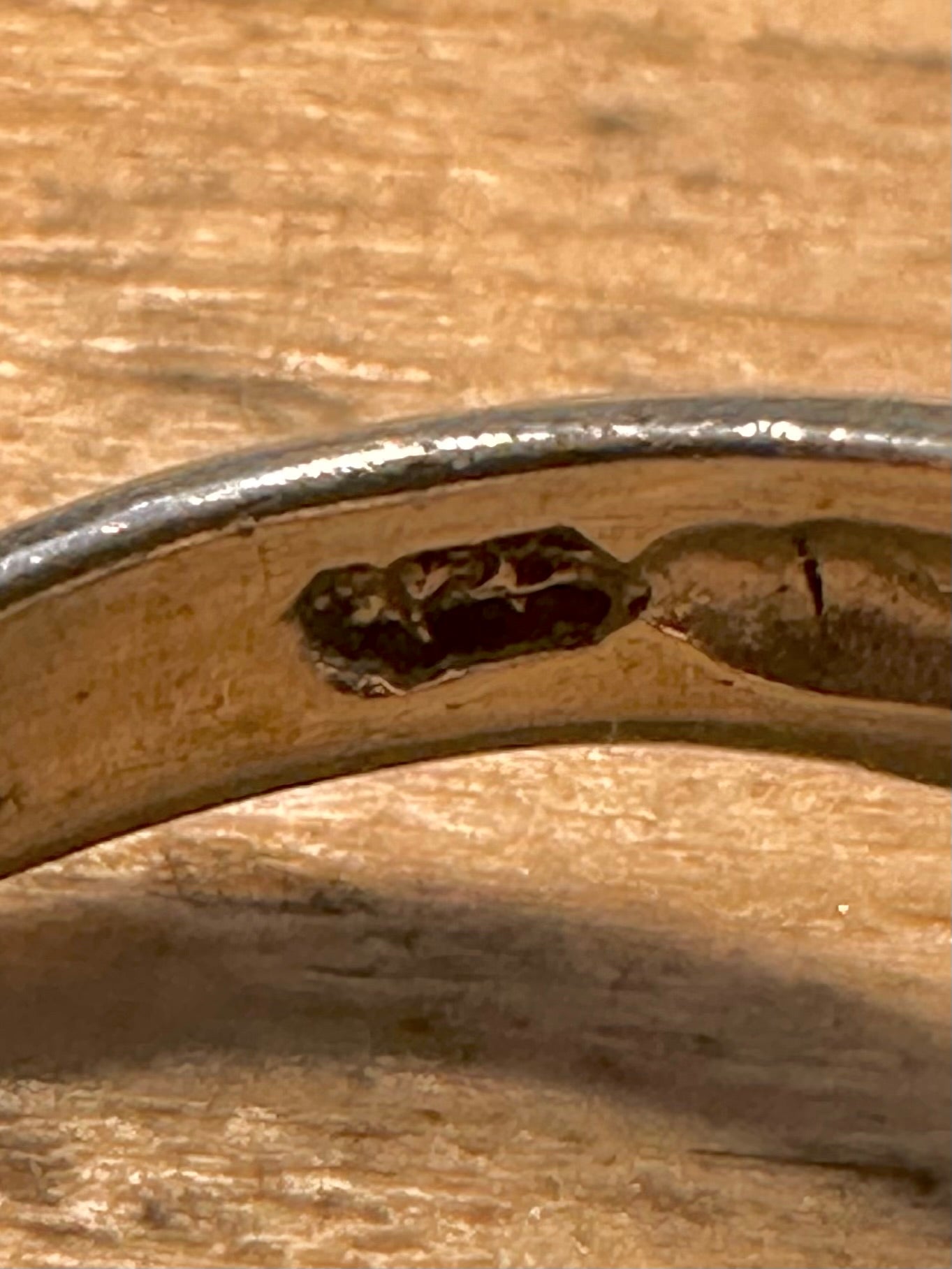 Vintage Moon and Star 925 Silver Size R Ring