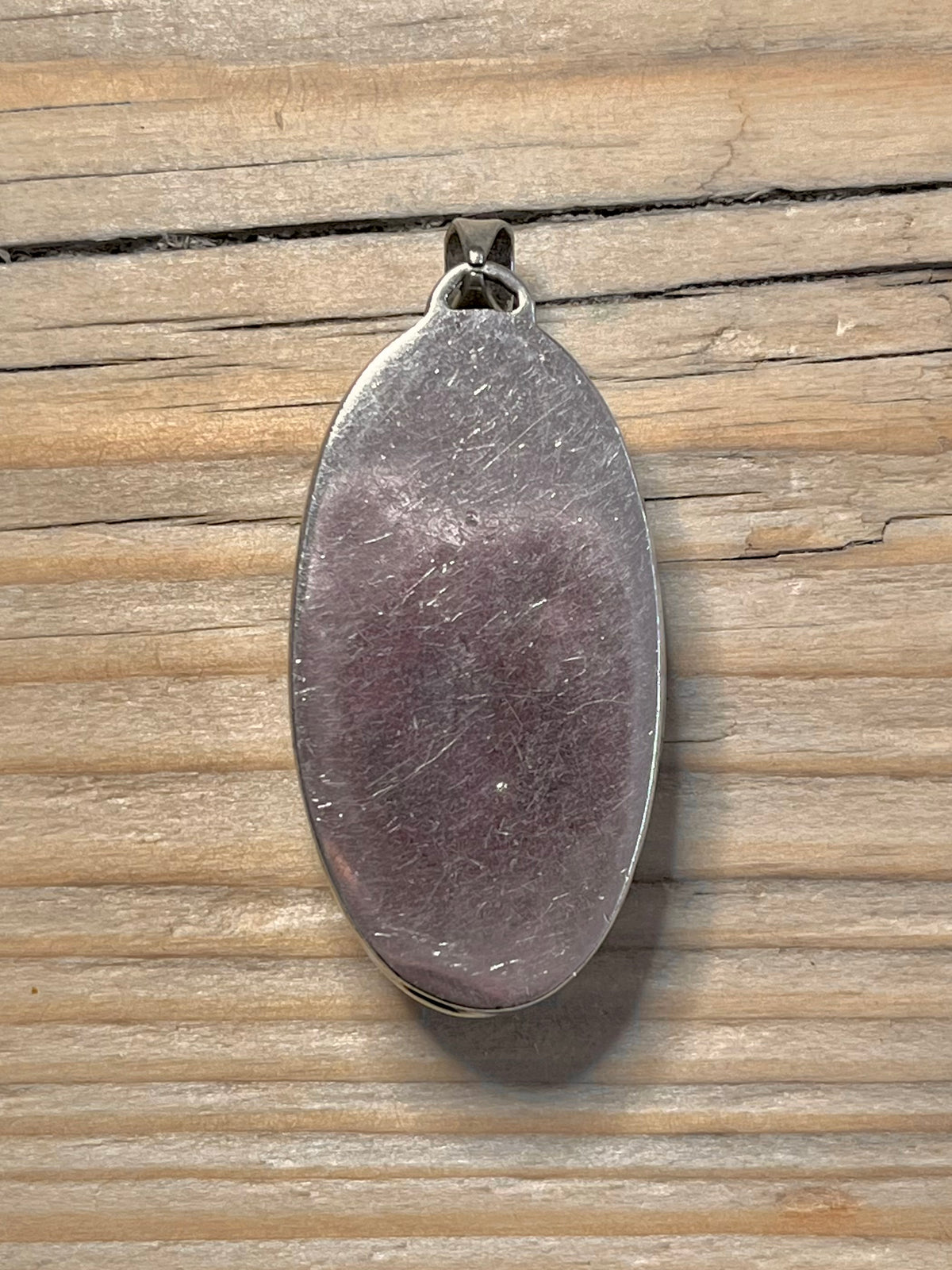 Large Oval Moonstone 925 Sterling Silver Pendant