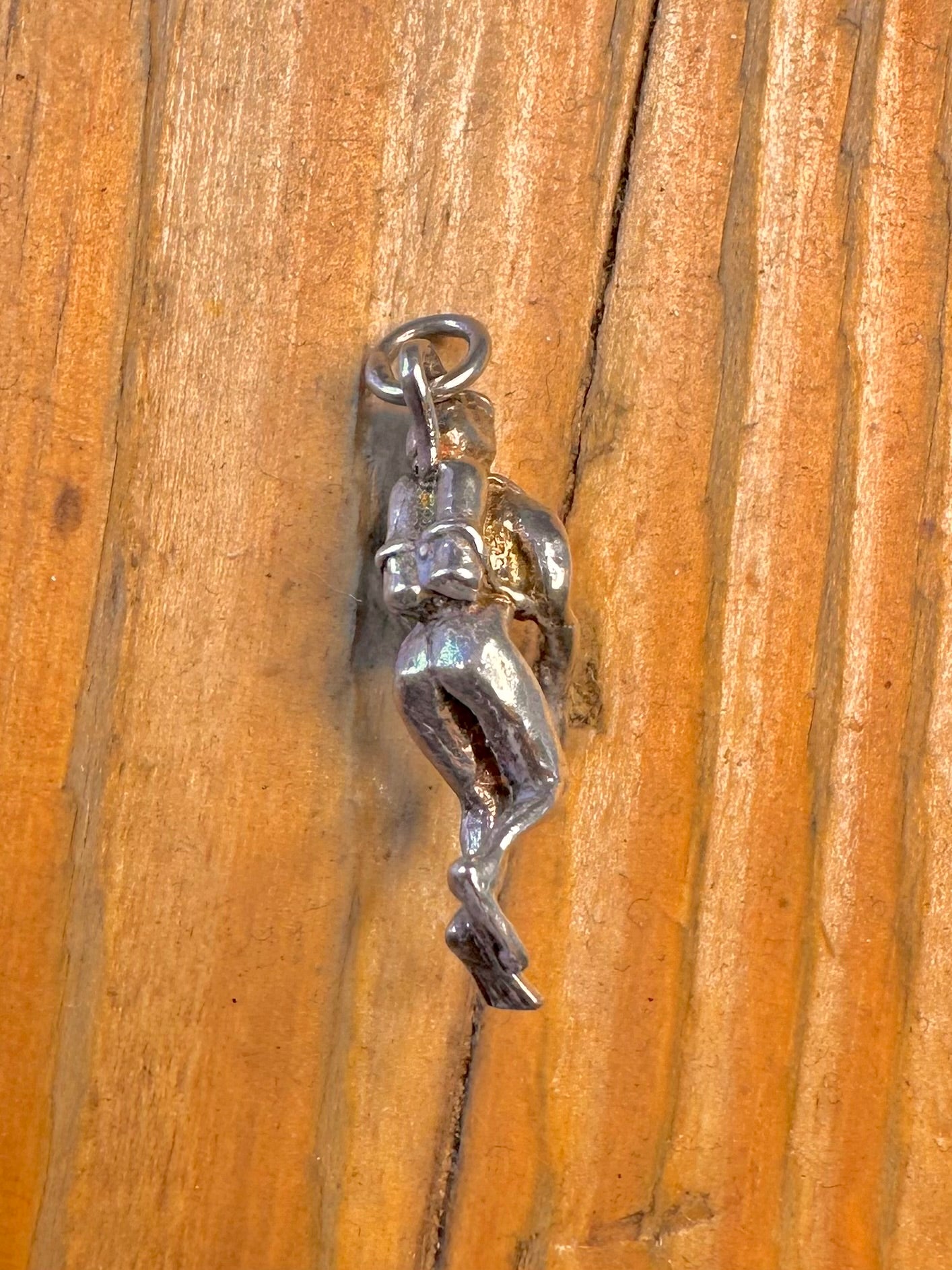 Scuba Diver 925 Sterling Silver Charm Pendant