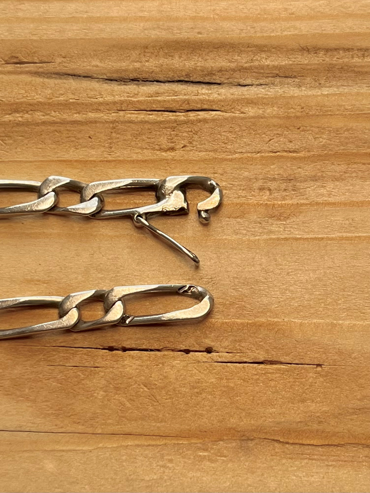 Figaro Chain 925 Sterling Silver 7.5 Inch Bracelet