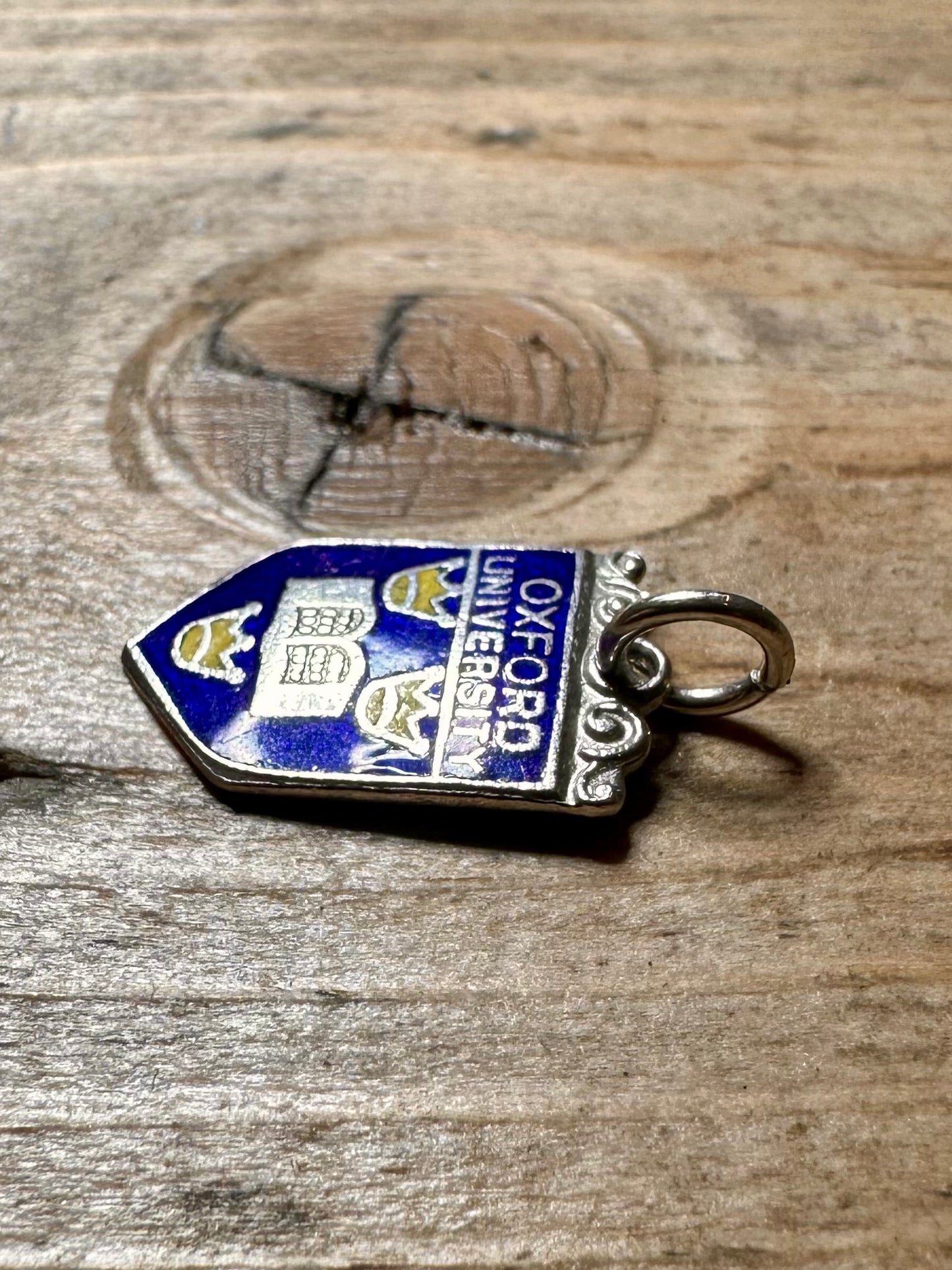 Vintage Oxford University 925 Silver Charm Pendant
