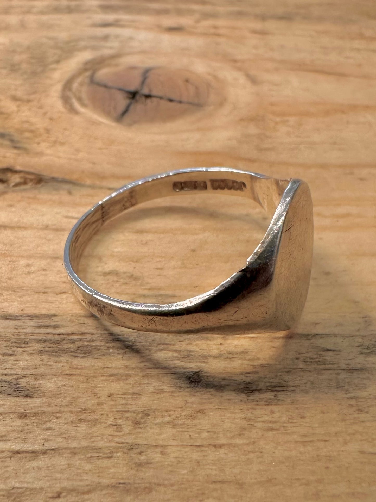 Vintage 1988 Signet 925 Silver Size U Ring