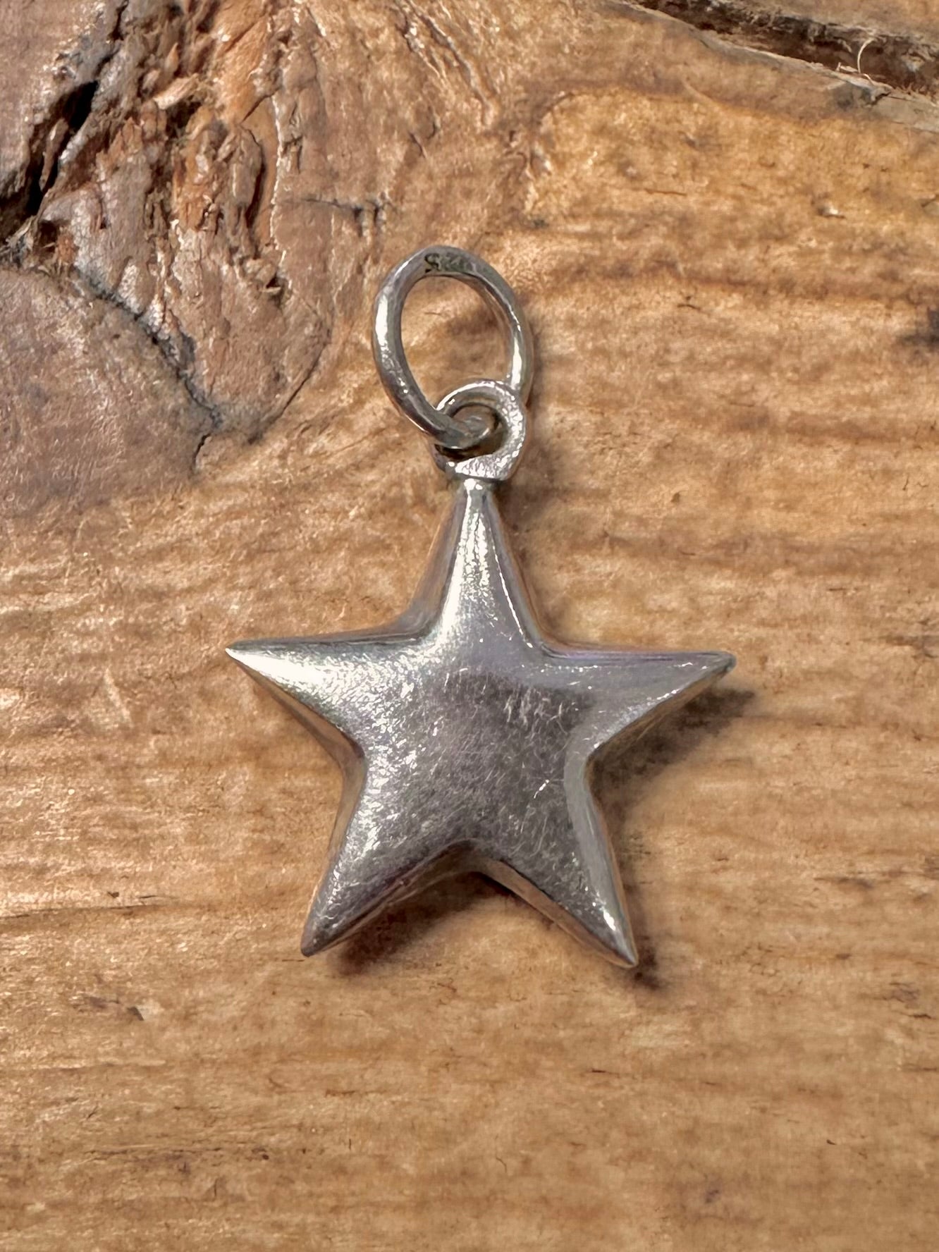Vintage Star 925 Silver Pendant