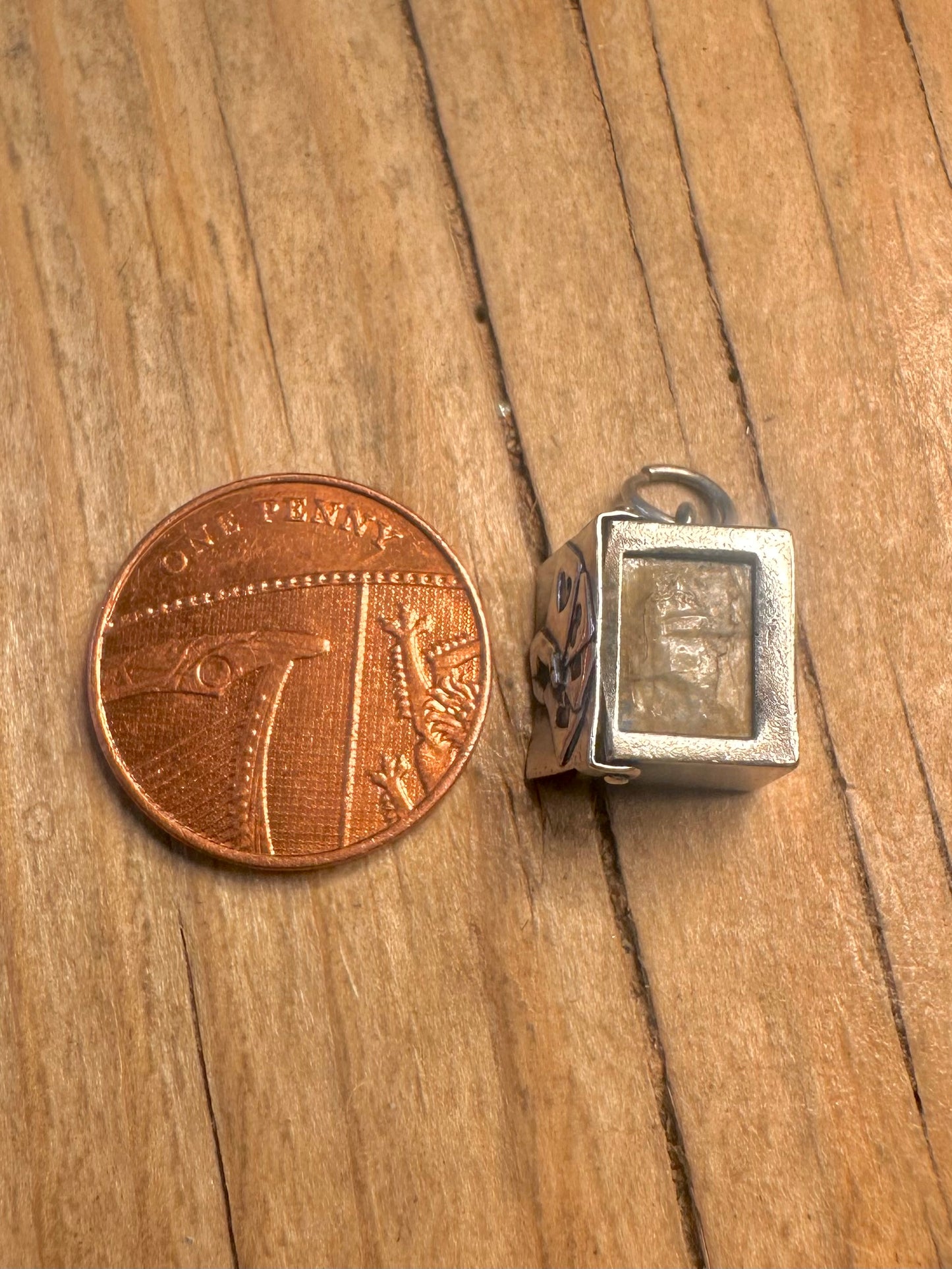 Vintage Georg Jensen Playing Cards 925 Sterling Silver Charm Pendant