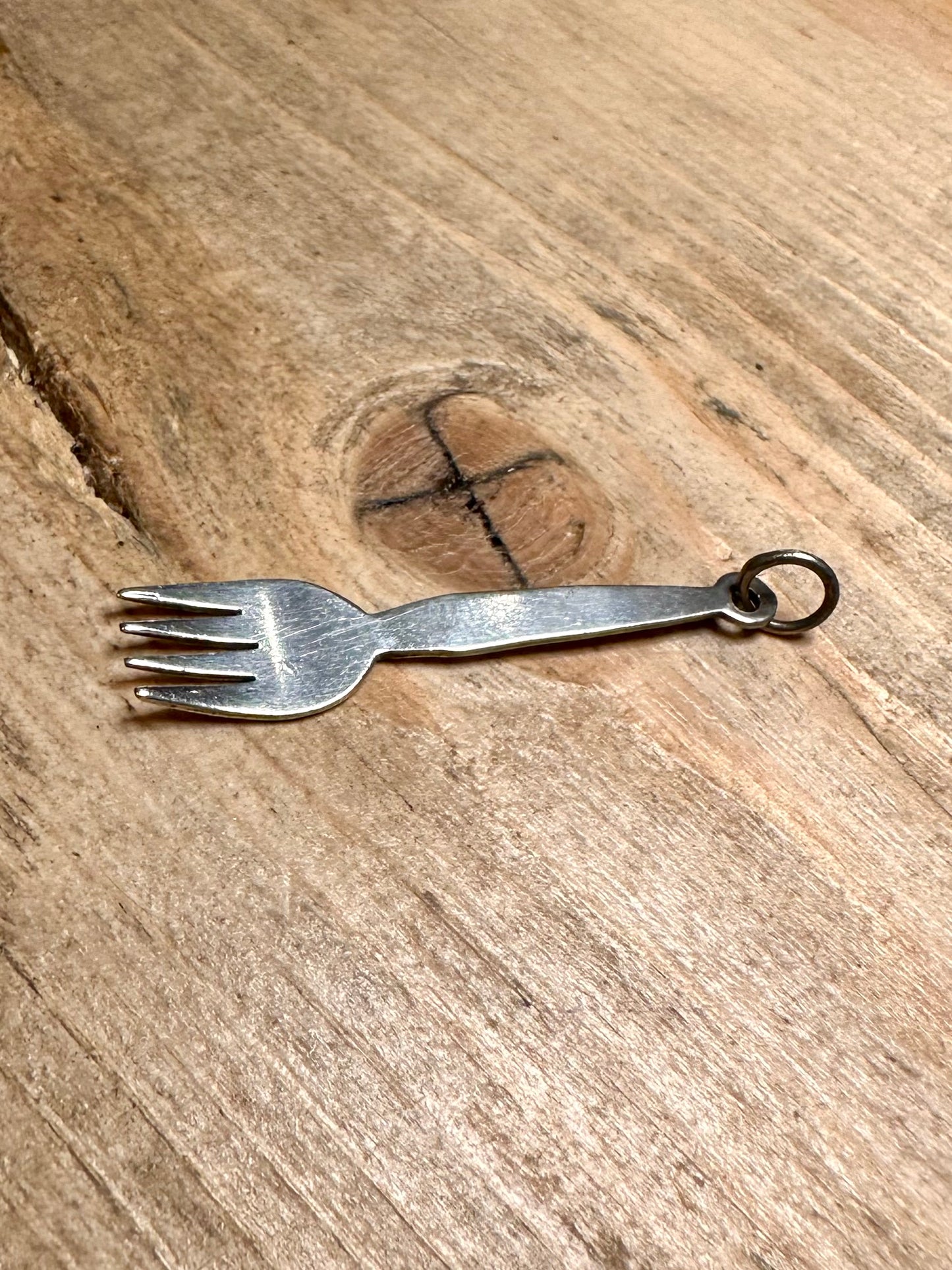 Vintage Fork 925 Silver Pendant