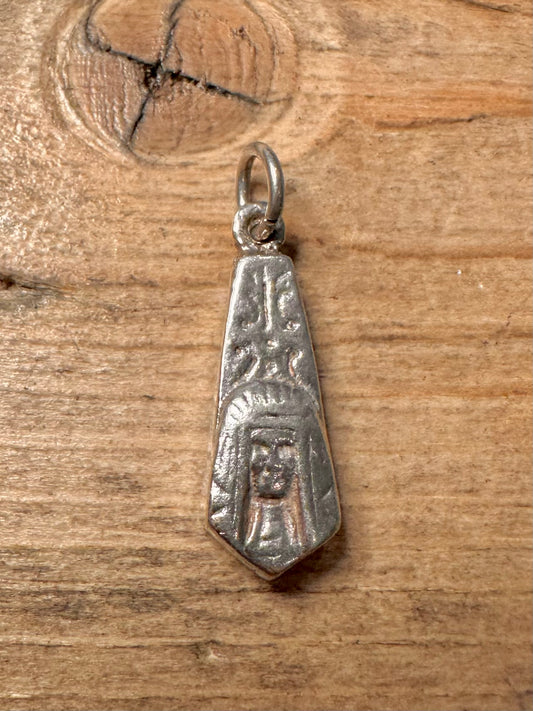 Vintage Egyptian Solid 925 Silver Pendant