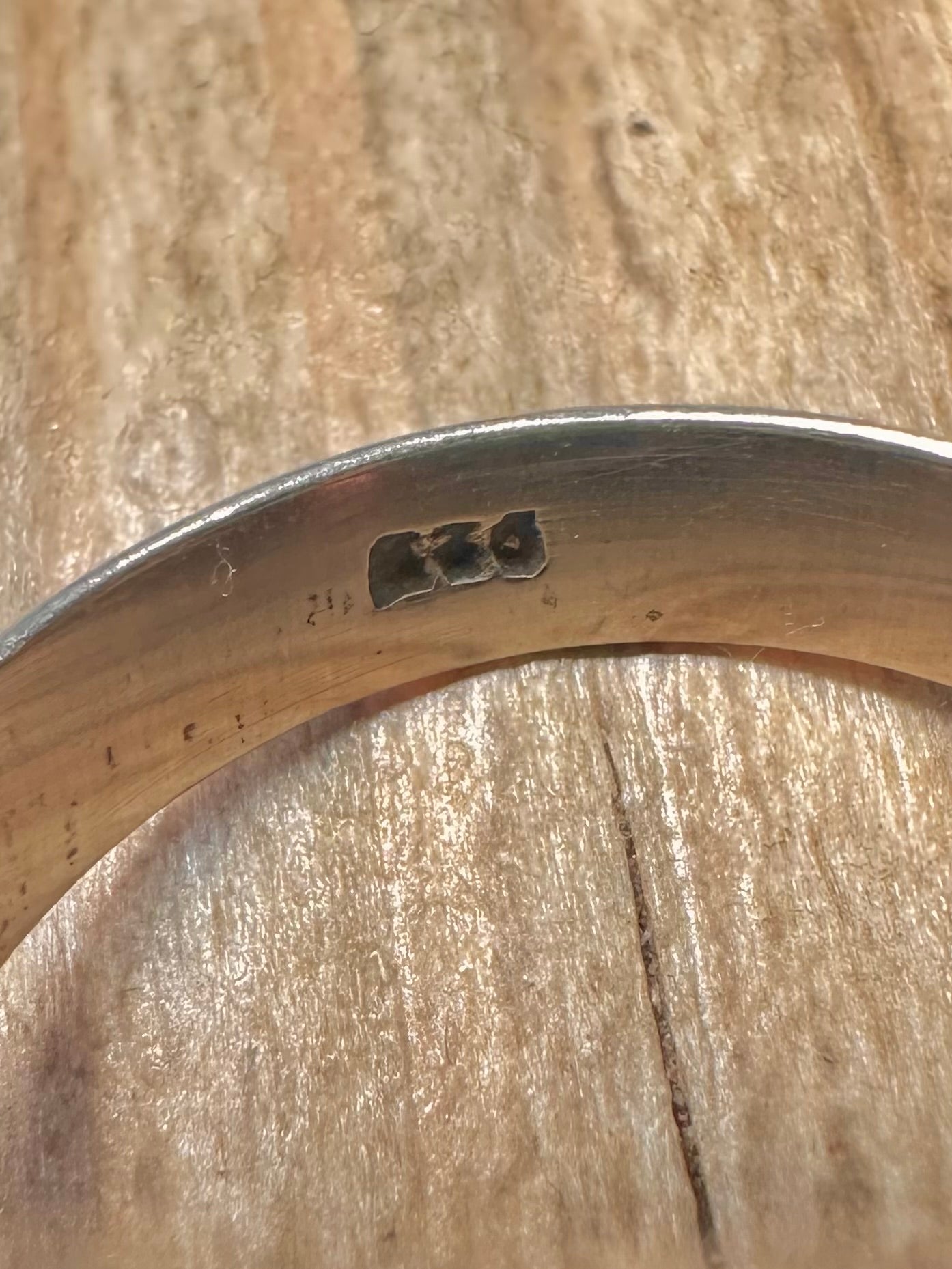 Abstract Wavy Turquoise Rectangle 925 Sterling Silver Size Q Ring