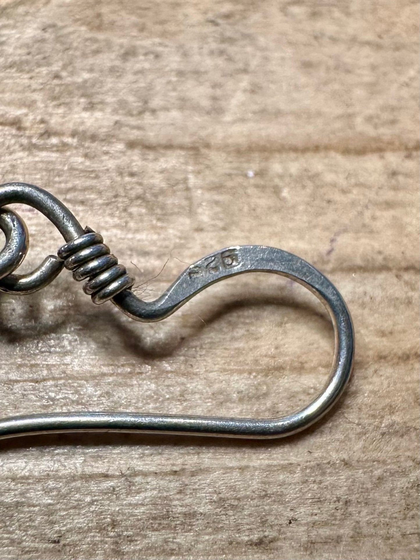 Modern Dangle 925 Silver Earrings