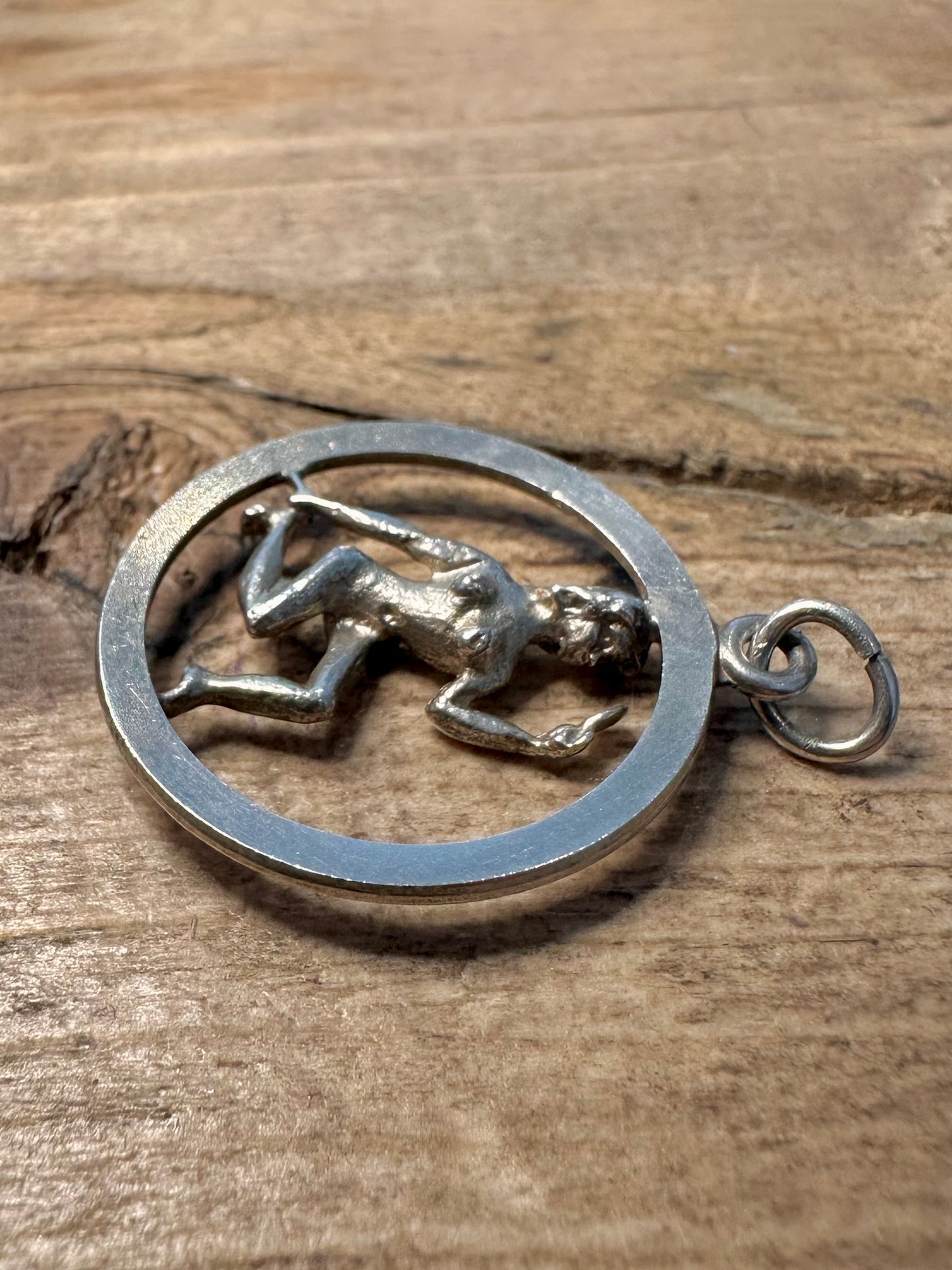 Vintage Virgo Zodiac Sign Women 925 Silver Pendant