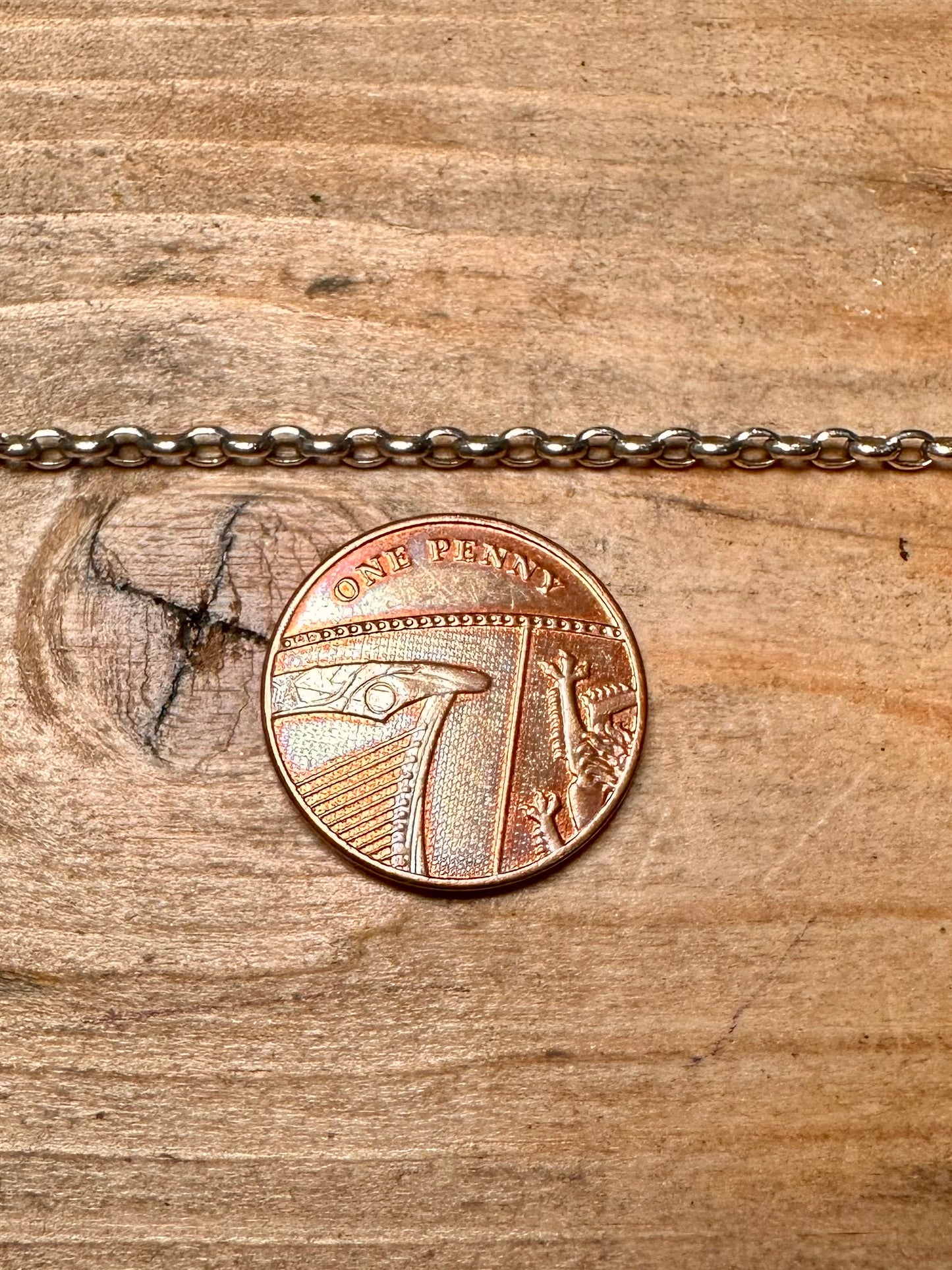 Vintage Belcher Chain 925 Silver 20 inch Necklace