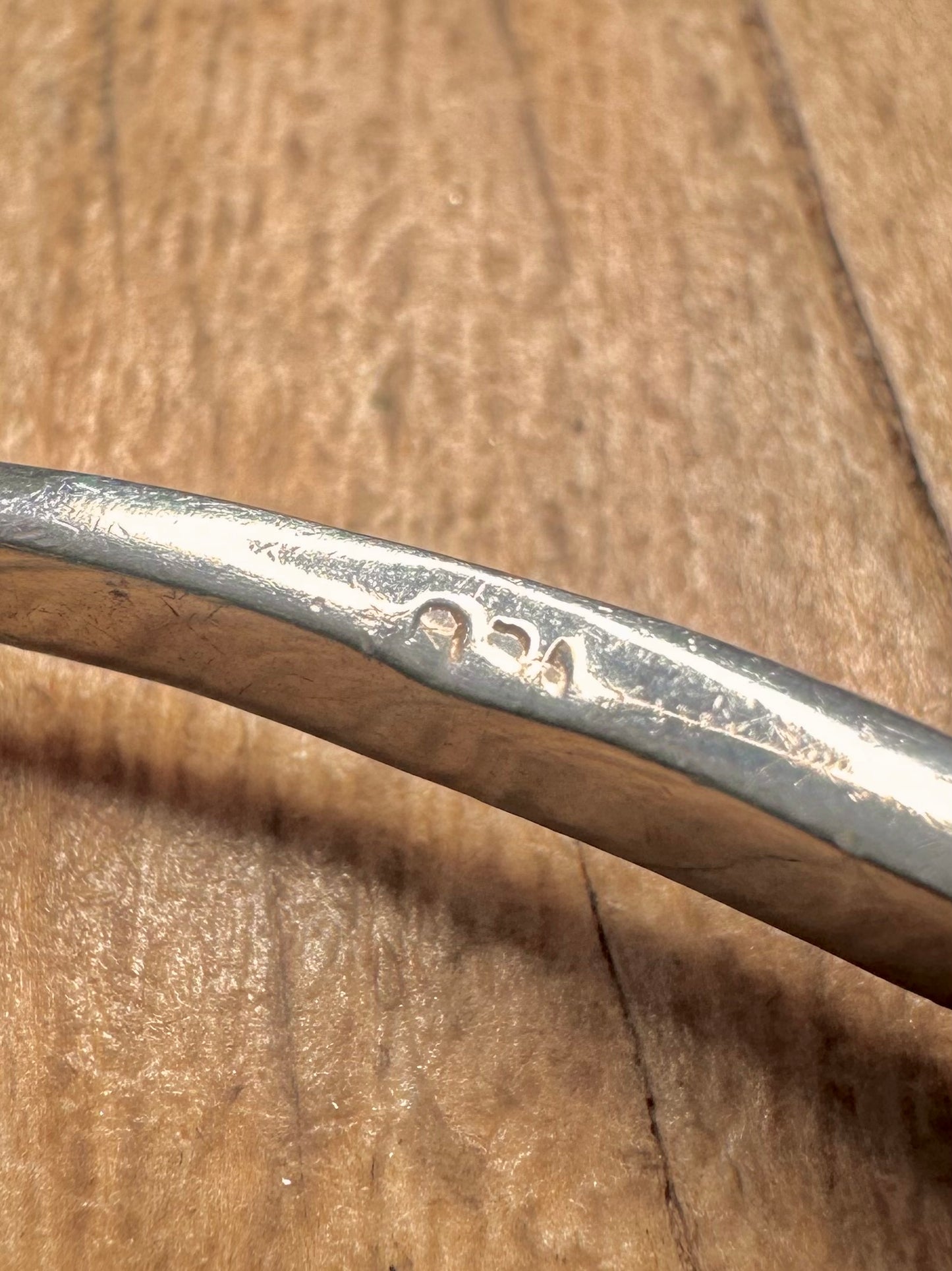 Abstract Amethyst Curved Bar 925 Sterling Silver Pendant