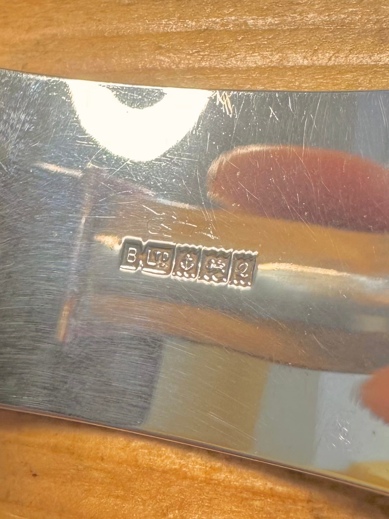 Vintage 1965 Large Buckle Clasp Star Engraved 925 Sterling Silver Bangle