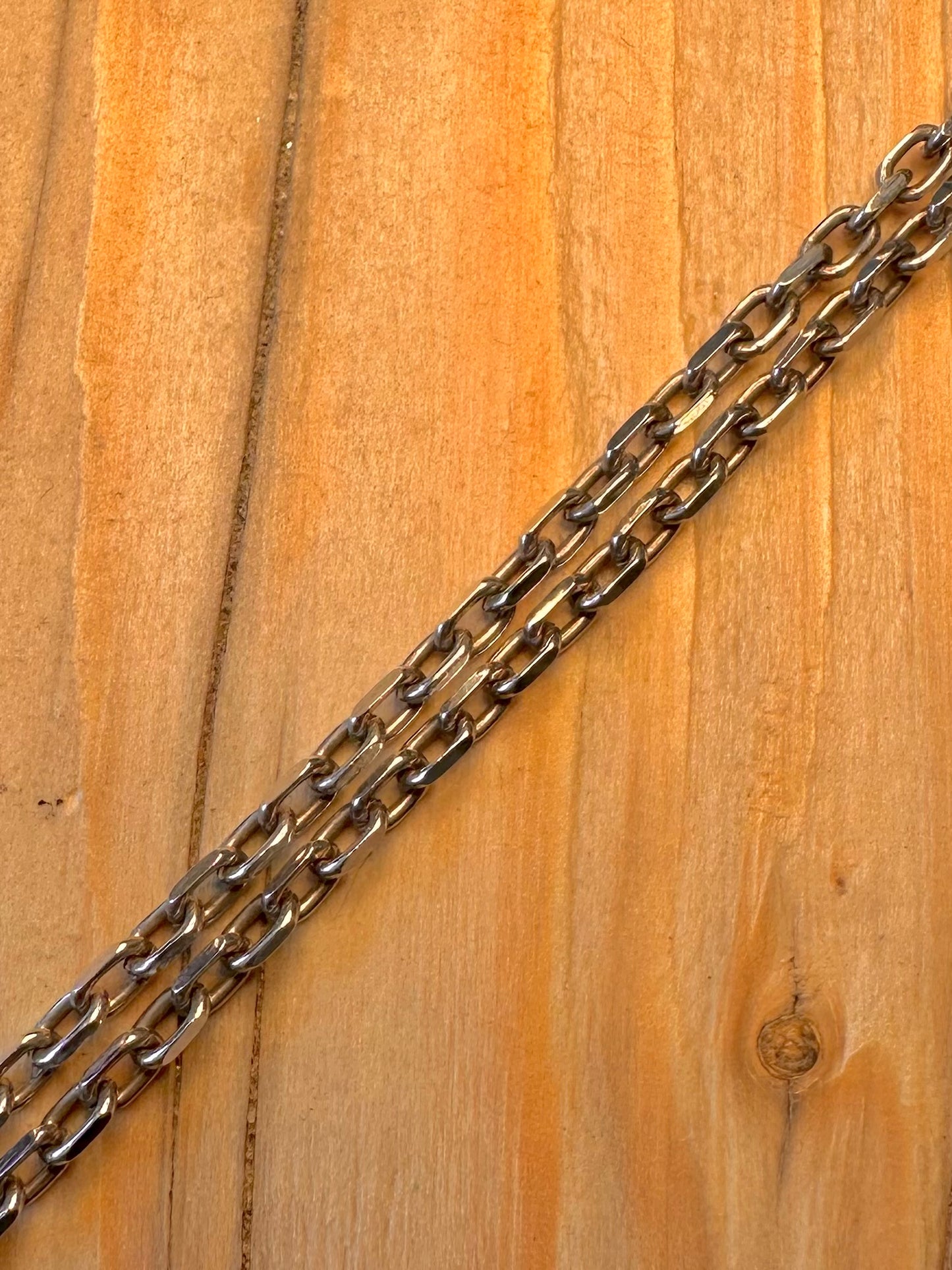 Vintage Cable Chain 925 Silver 22 inch Necklace